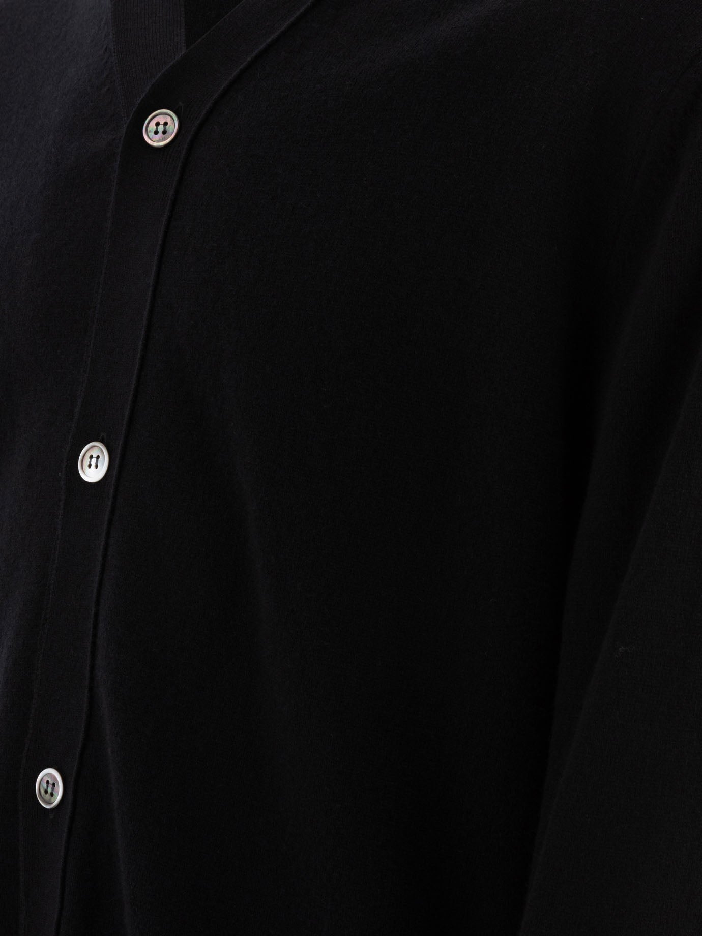 Comme Des Garçons Shirt Wool cardigan Black