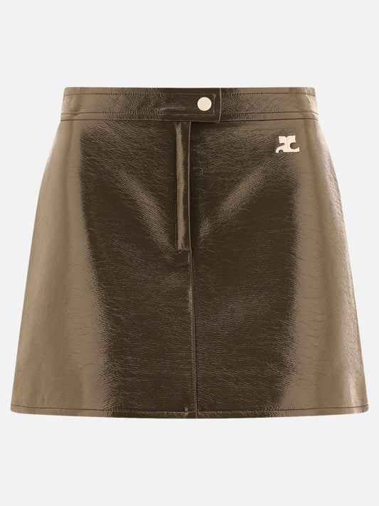 "Reedition Vinyl" skirt