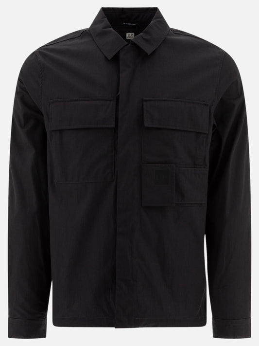Overshirt jackets Solid colour  Black - C.P. Company Men | PLP | VIETTI Online Store 
