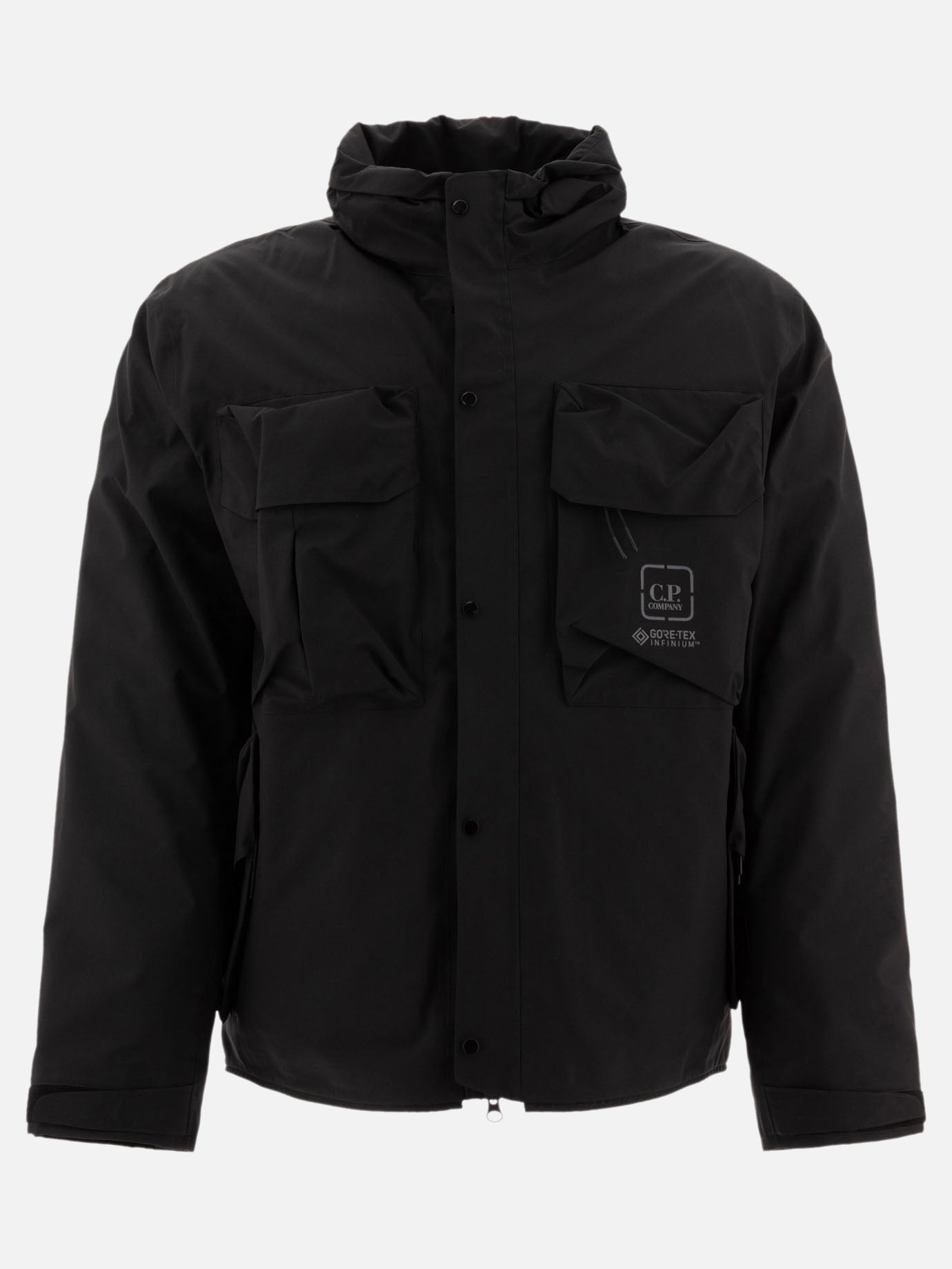 Technical jackets Solid colour  Black - C.P. Company Men | PDP | VIETTI Online Store | thumbnail