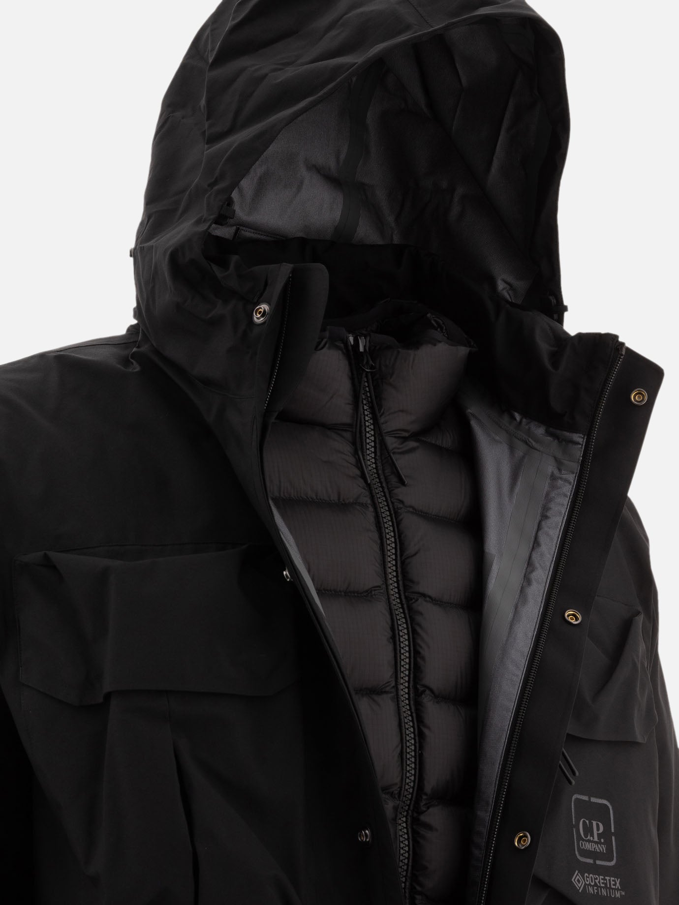 Technical jackets Solid colour  Black - C.P. Company Men | PDP | VIETTI Online Store | Zoom-Modal_4
