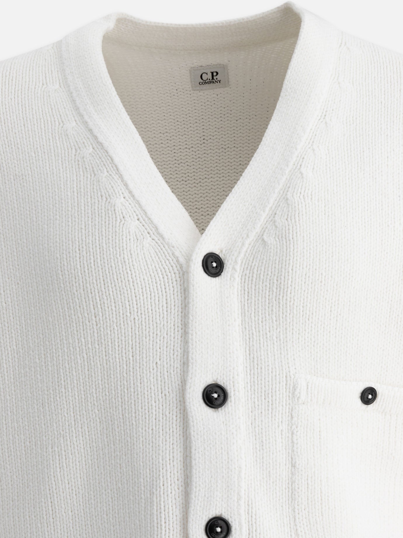 Cardigans Solid colour  White - C.P. Company Men | PDP | VIETTI Online Store | thumbnail_3