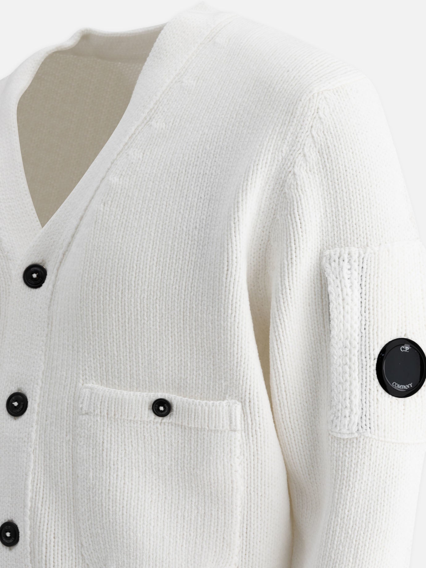 Cardigans Solid colour  White - C.P. Company Men | PDP | VIETTI Online Store | Zoom-Modal_4
