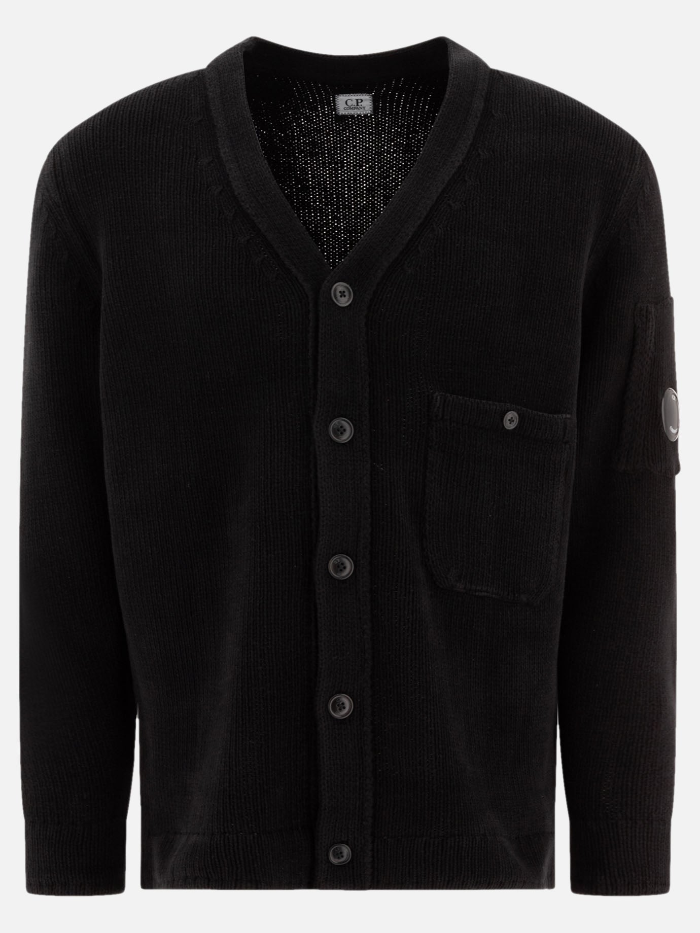 Cardigans Solid colour  Black - C.P. Company Men | PDP | VIETTI Online Store | thumbnail