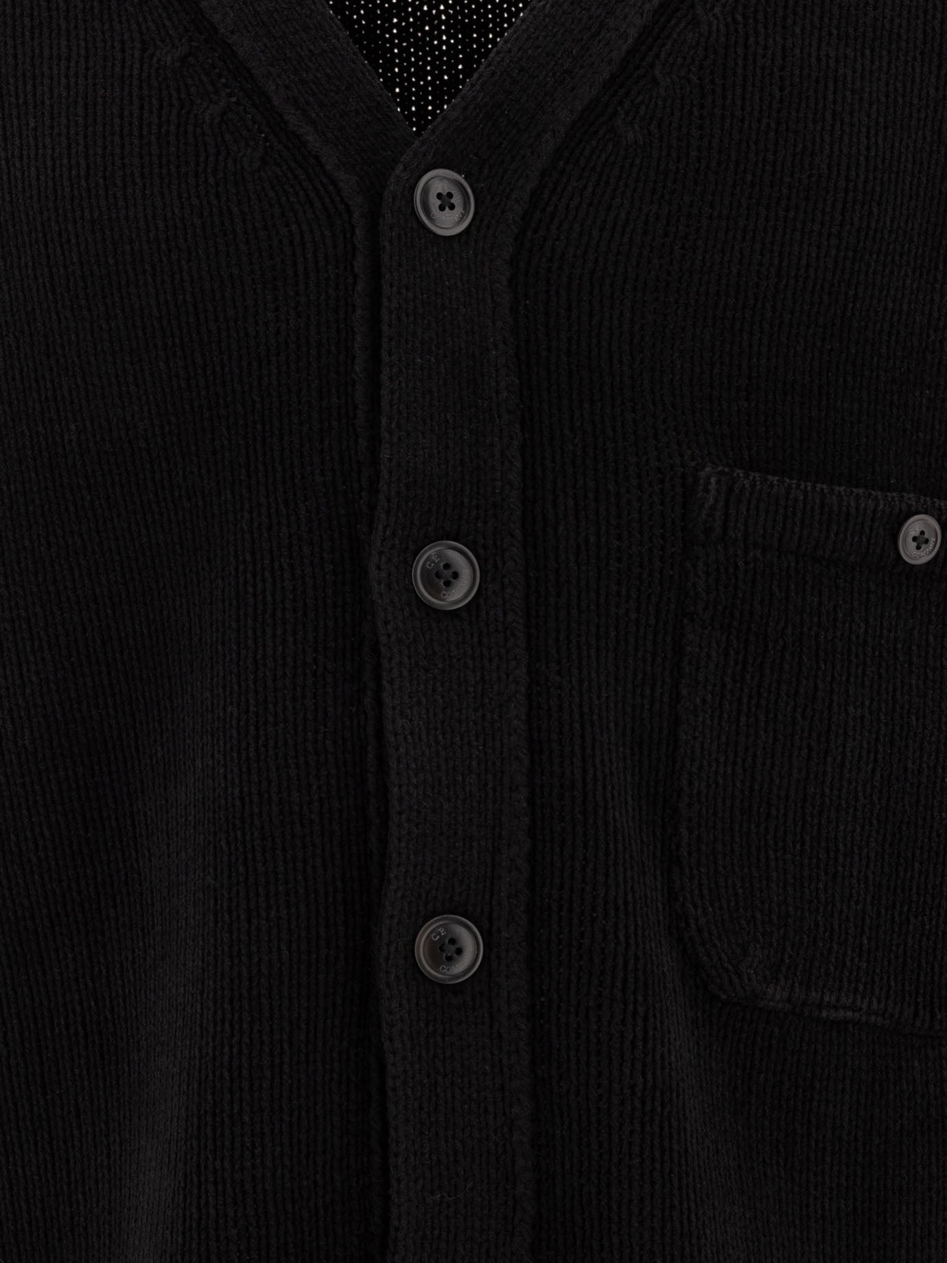 Cardigans Solid colour  Black - C.P. Company Men | PDP | VIETTI Online Store | thumbnail_3