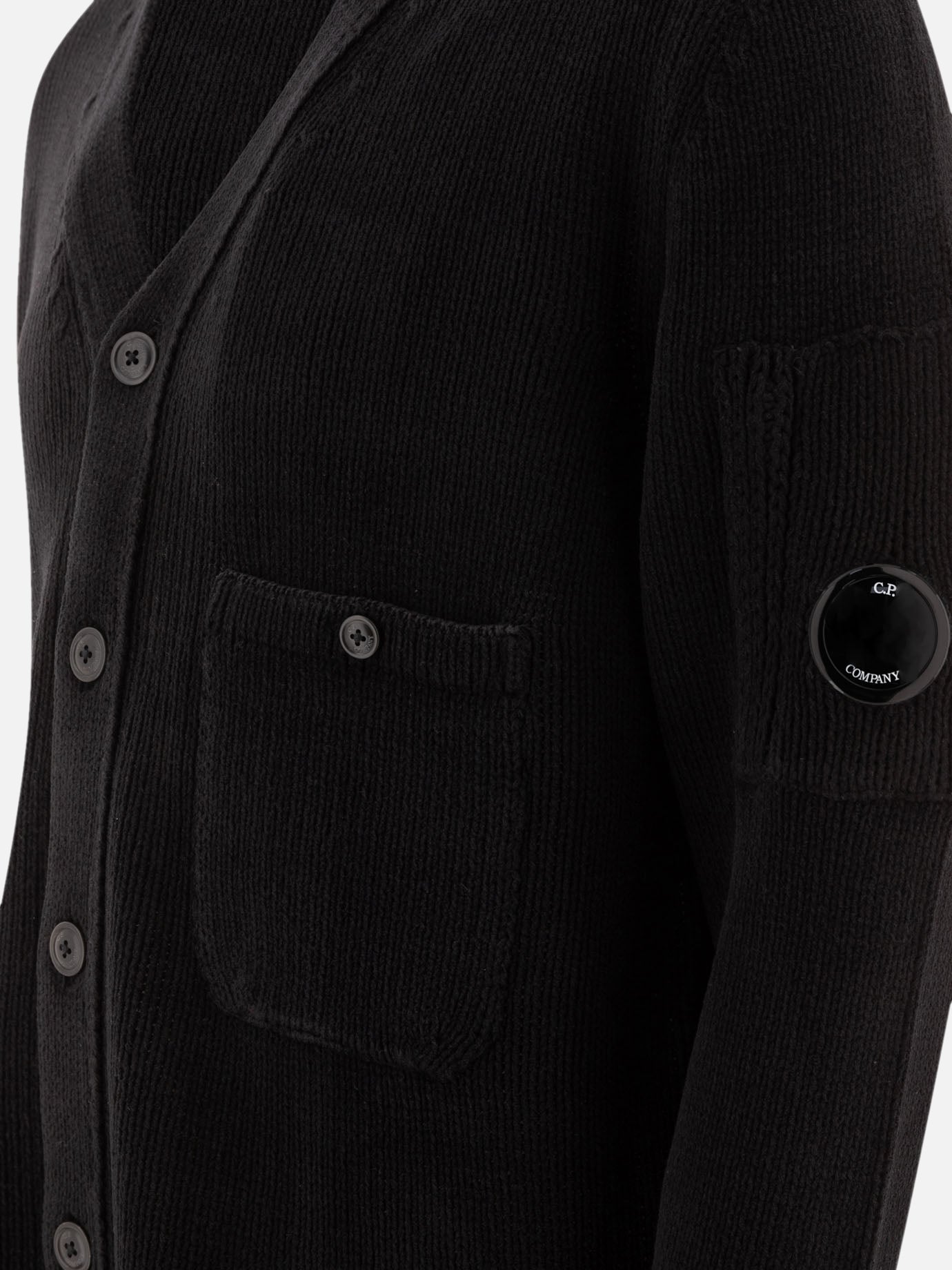 Cardigans Solid colour  Black - C.P. Company Men | PDP | VIETTI Online Store | Zoom-Modal_4
