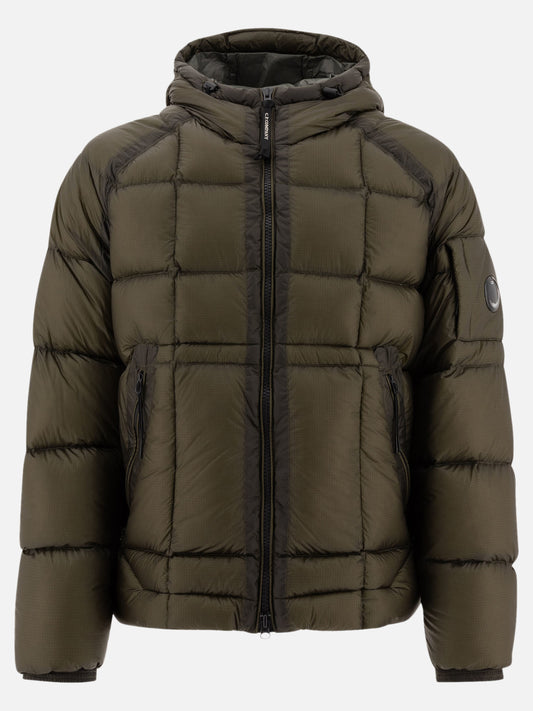 Down jackets Solid colour  Green - C.P. Company Men | PLP | VIETTI Online Store 
