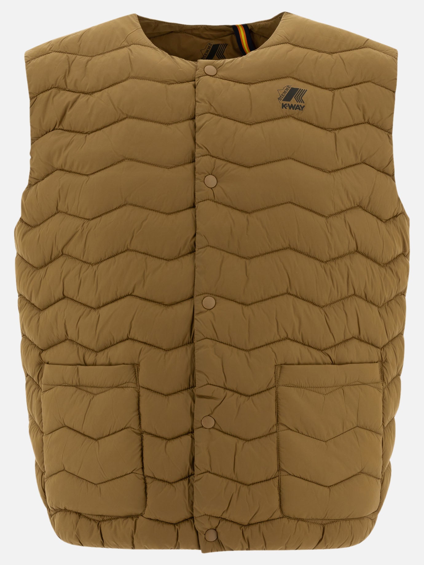 DIEMME "Valty" DIEMME x K-Way vest jacket Brown