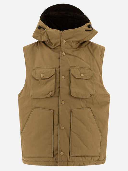 Vest jackets Solid colour  Beige - Engineered Garments Men | PLP | VIETTI Online Store 
