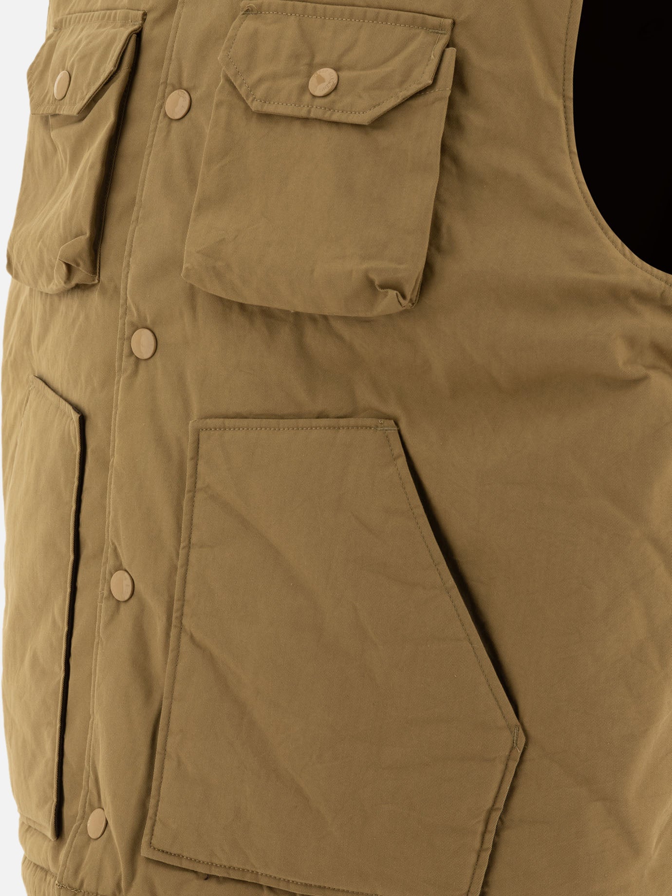 Vest jackets Solid colour  Beige - Engineered Garments Men | PDP | VIETTI Online Store | thumbnail_4