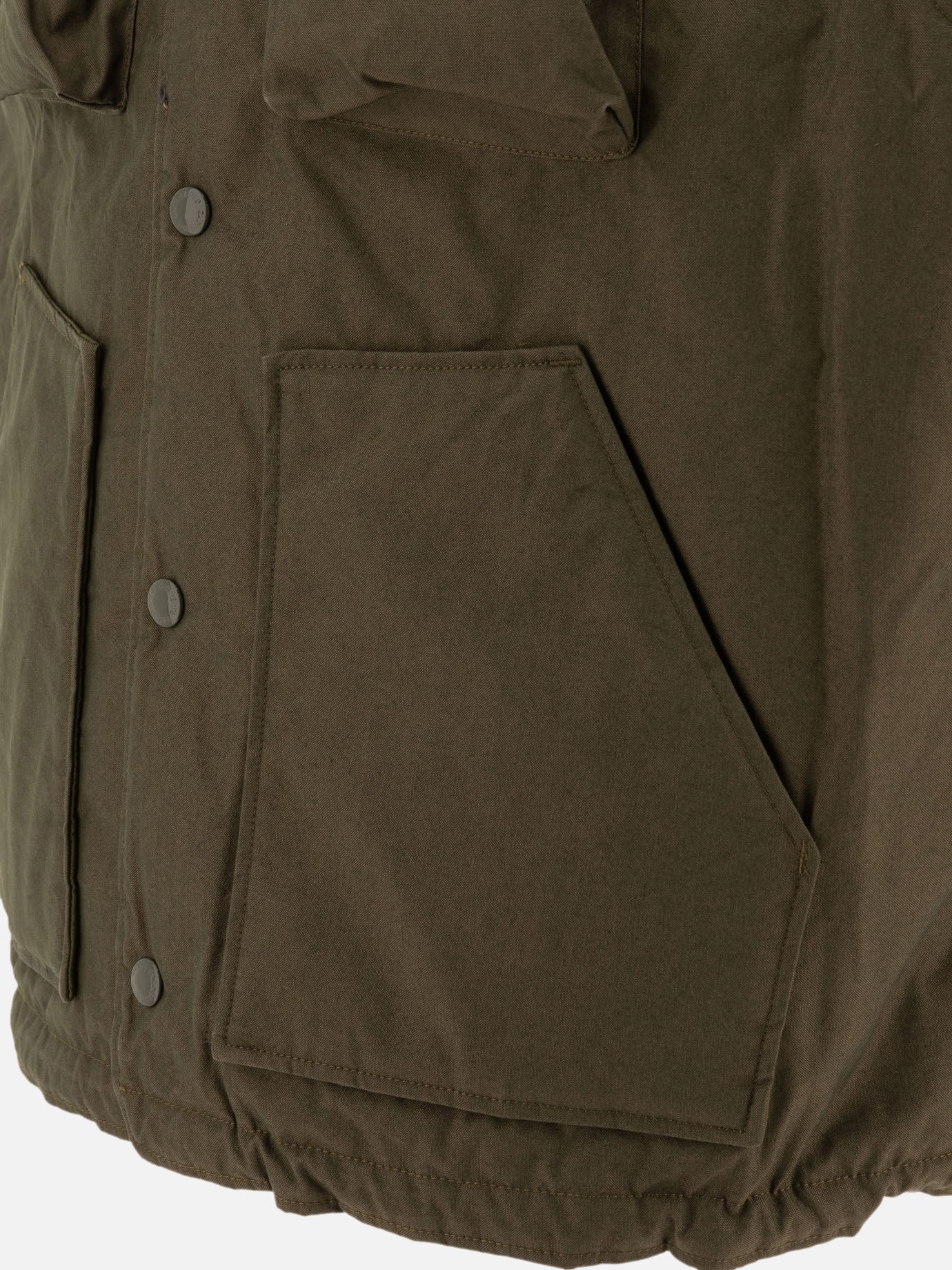 Engineered Garments "Field" vest jacket Green