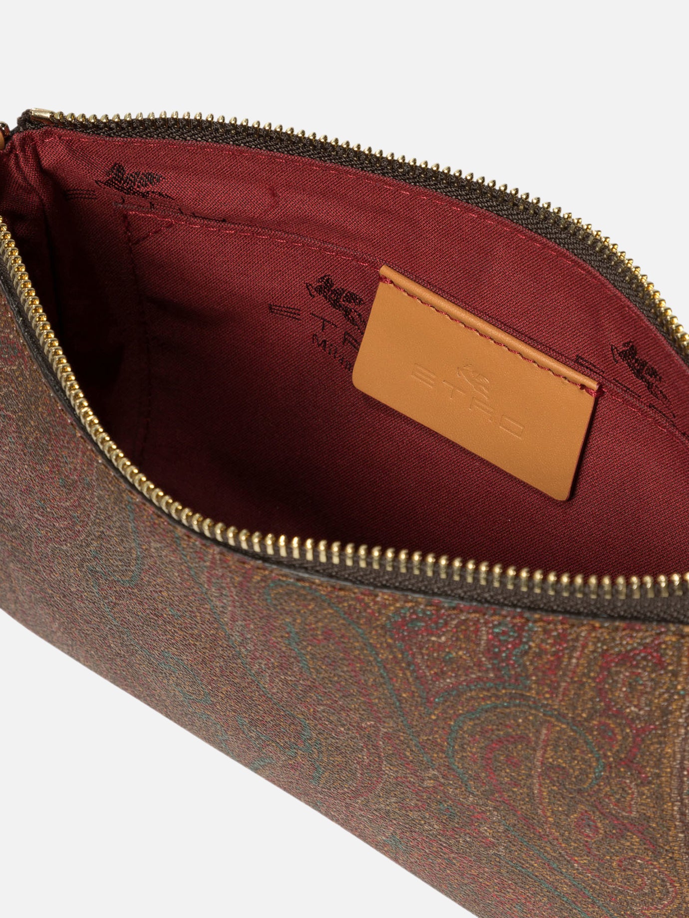 Etro "Mini Paisley" shoulder bag Bordeaux