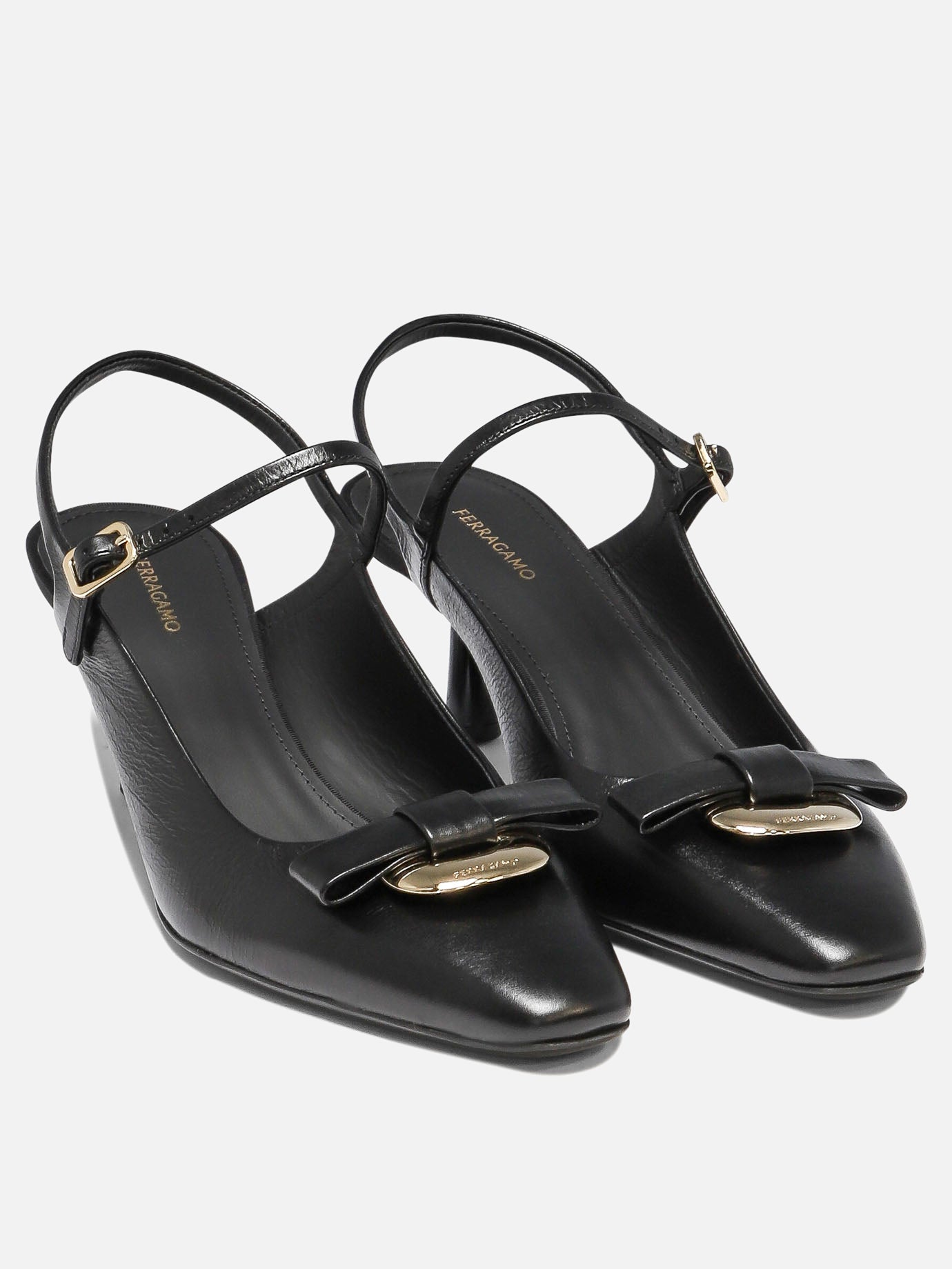 Ferragamo "Ophelia" slingbacks Black