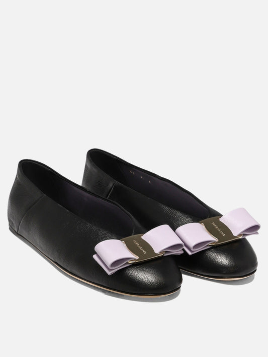Classic ballet flats 0774796  Black - Ferragamo Women | PDP | VIETTI Online Store | 2
