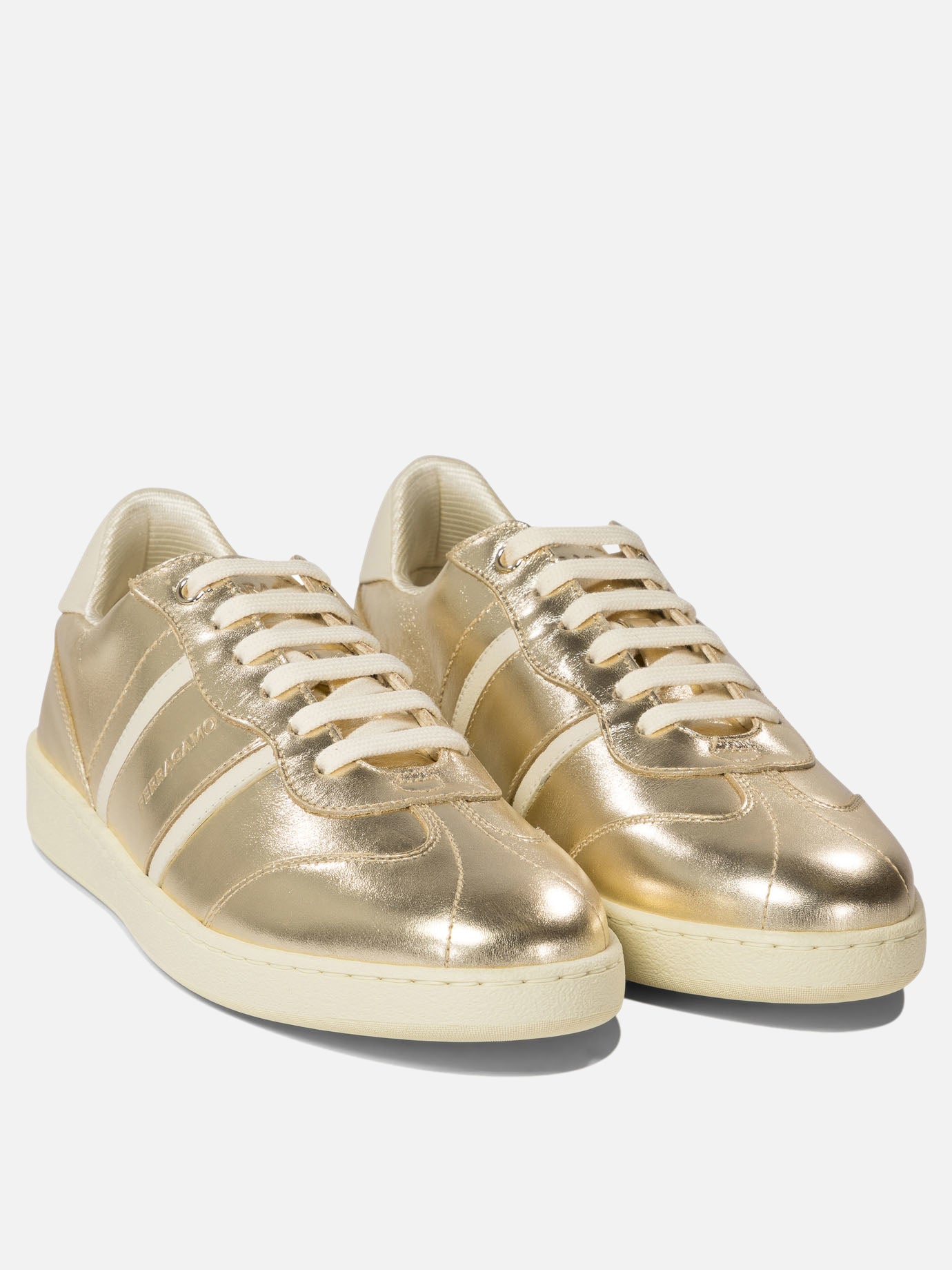 Ferragamo "Achille" sneakers Gold