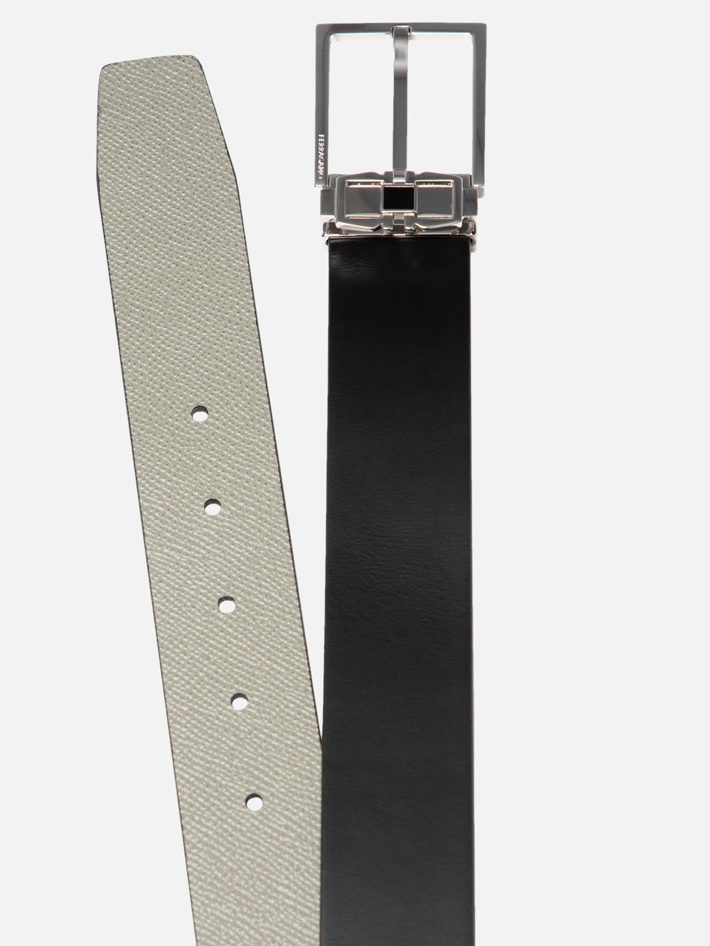 Ferragamo "Gancini" adjustable and reversible belt Blue