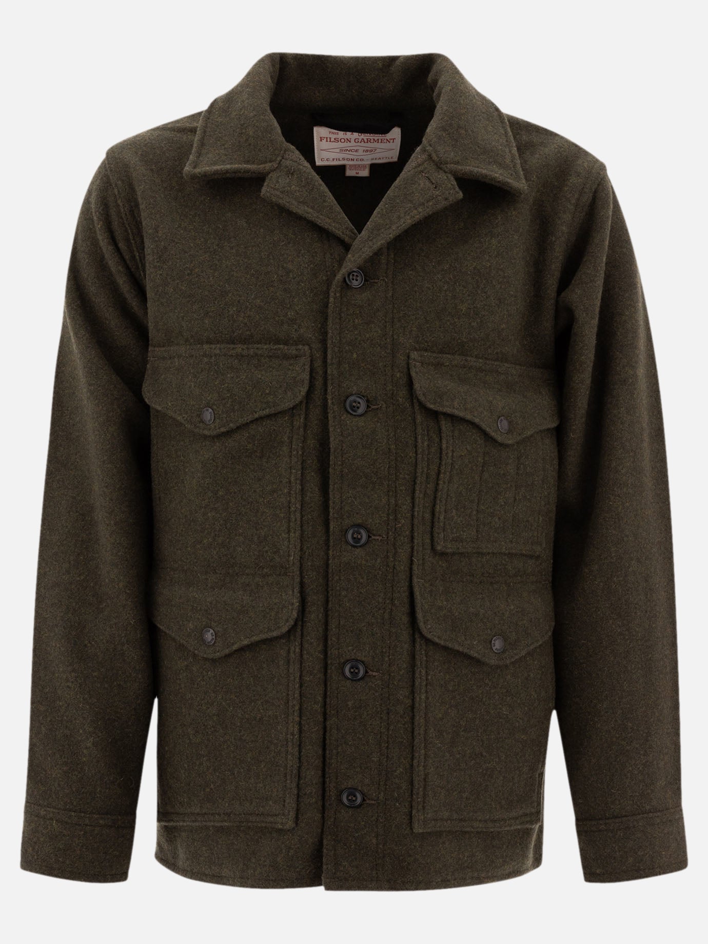 Short coats Solid colour  Green - Filson Men | PDP | VIETTI Online Store | Zoom-Modal

