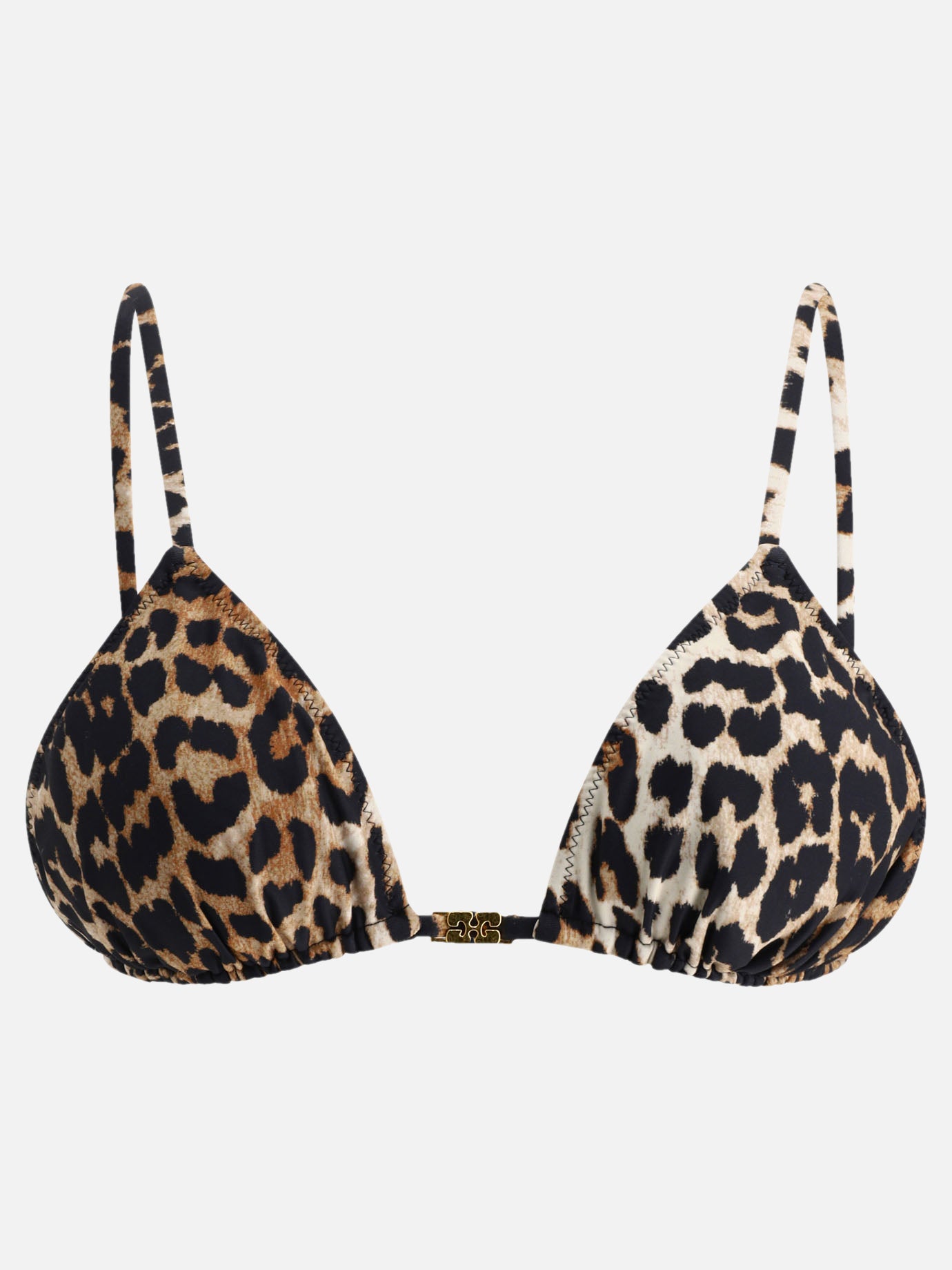 Bikinis Animal print  Brown - Ganni Women | PDP | VIETTI Online Store | Zoom-Modal
