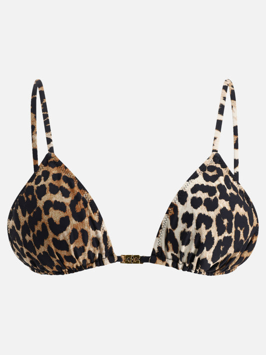 Bikinis Animal print  Brown - Ganni Women | PLP | VIETTI Online Store 
