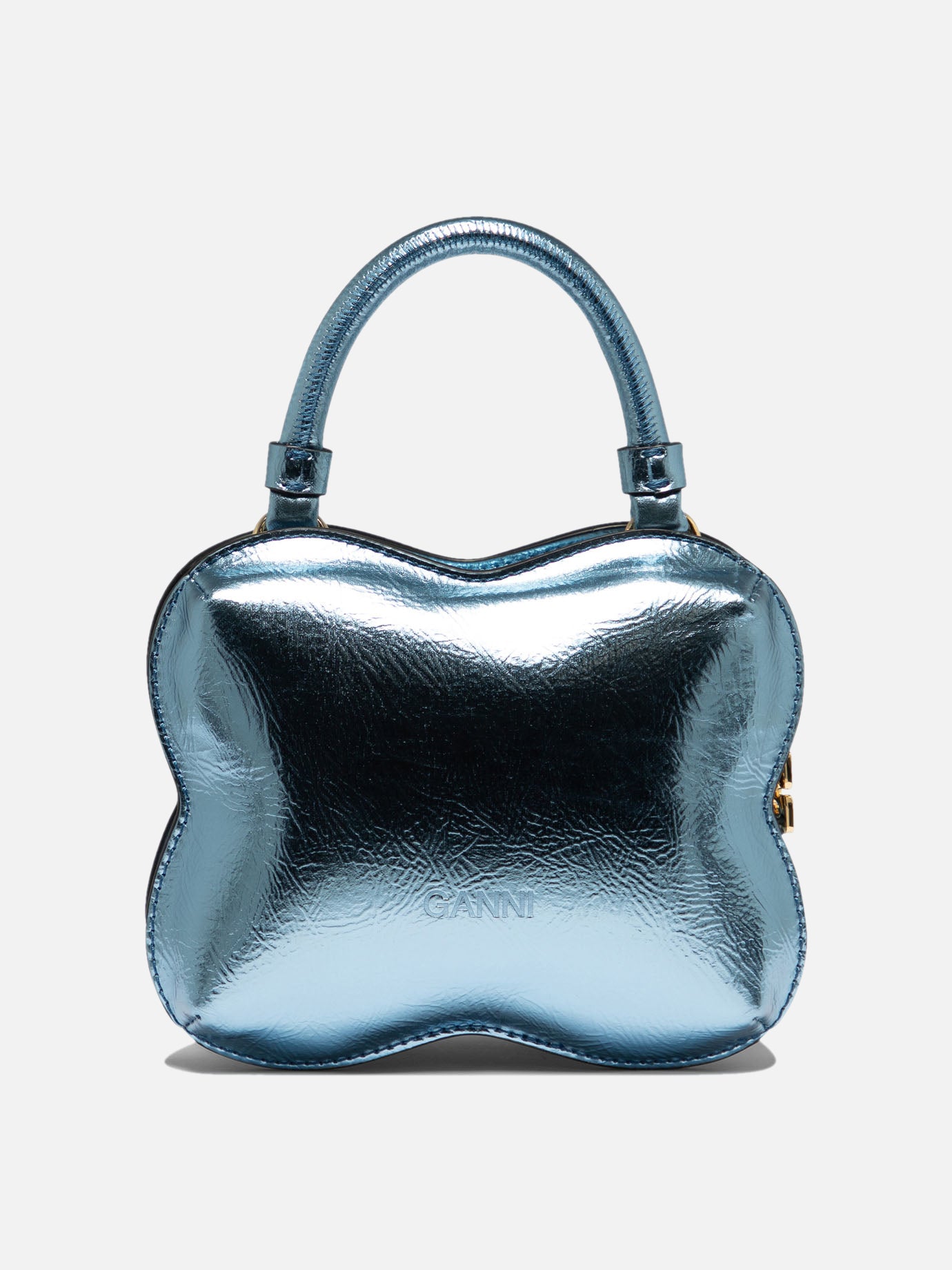 Ganni "Small Butterfly" handbag Blue