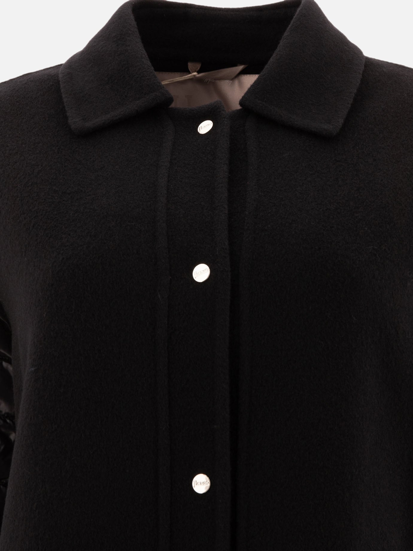 Herno Wool down coat Black