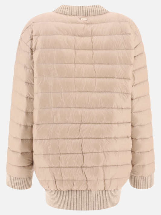 Down jackets Solid colour  Beige - Herno Women | PLP | VIETTI Online Store | 2
