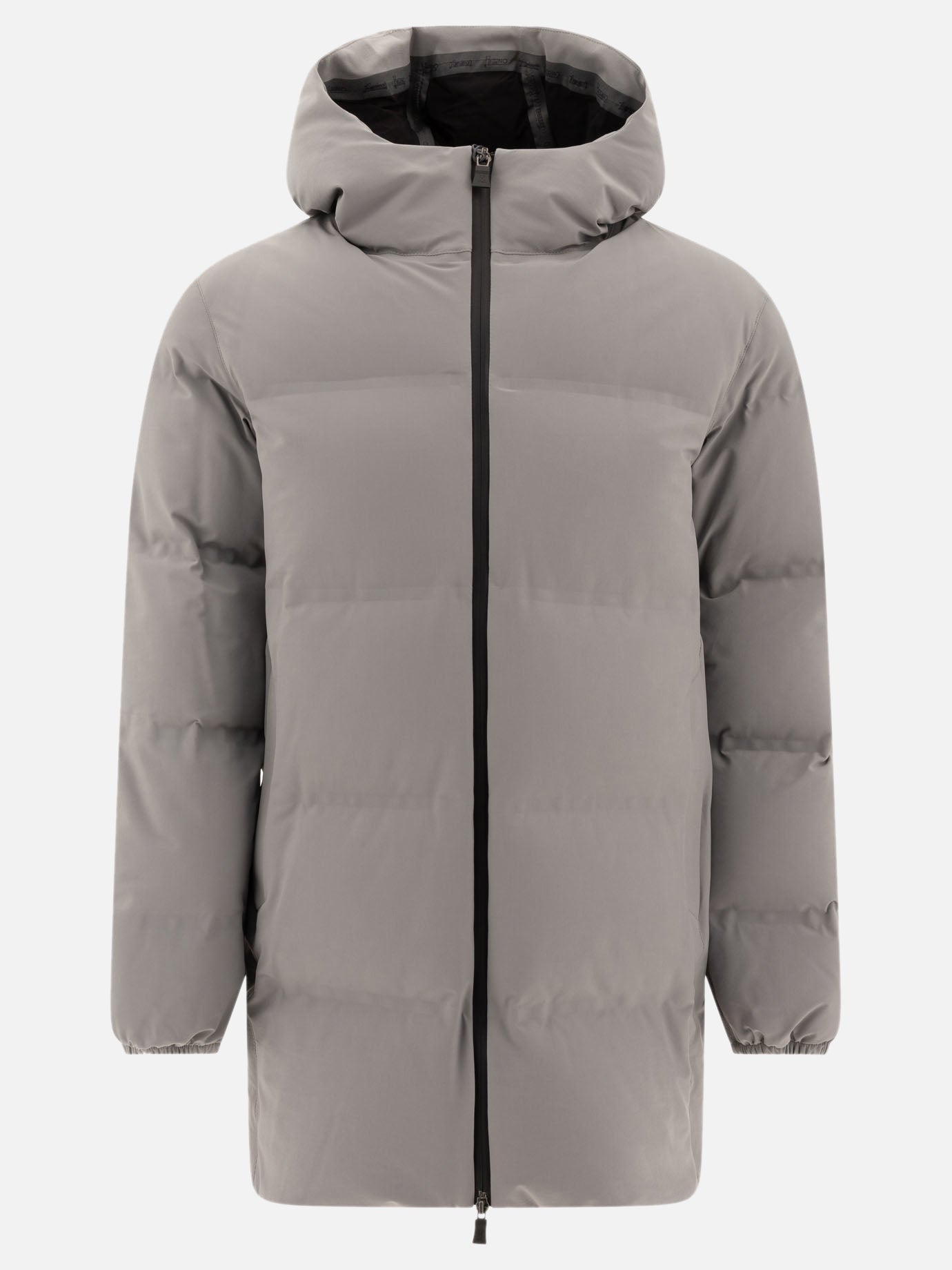 Down coats Solid colour  Grey - Herno Men | PDP | VIETTI Online Store | Zoom-Modal
