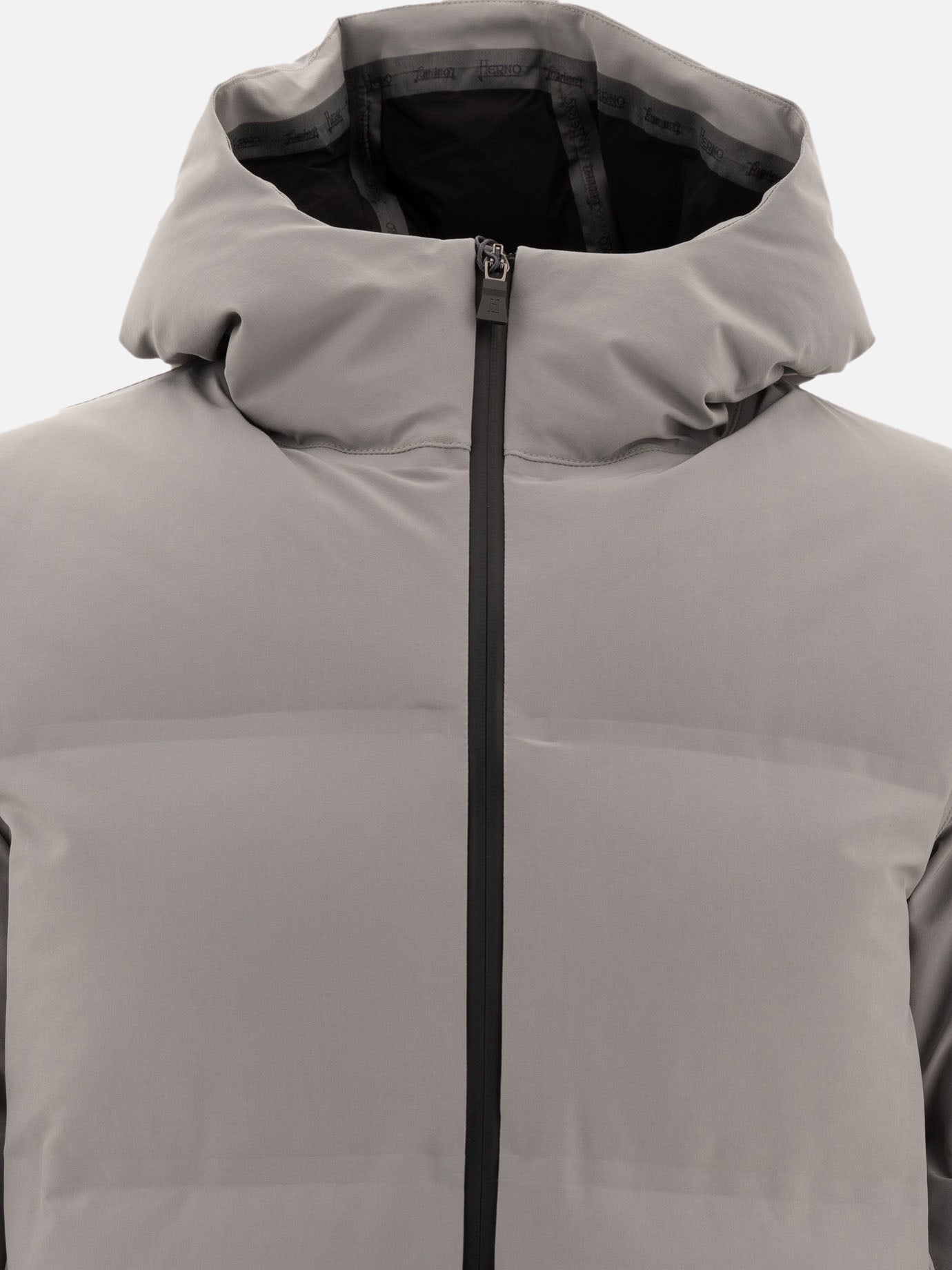 Down coats Solid colour  Grey - Herno Men | PDP | VIETTI Online Store | thumbnail_3