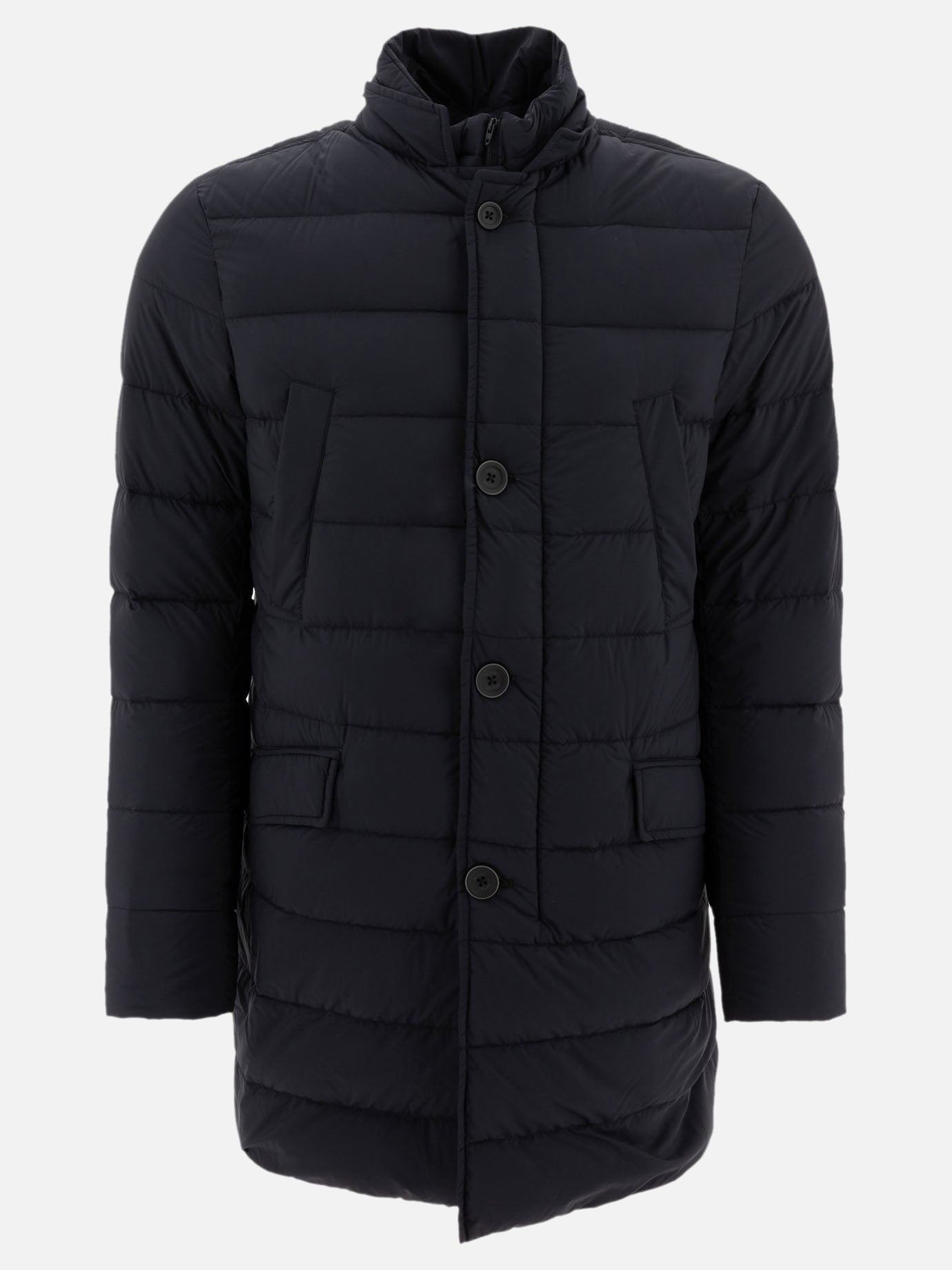 Down coats Solid colour  Black - Herno Men | PDP | VIETTI Online Store | thumbnail