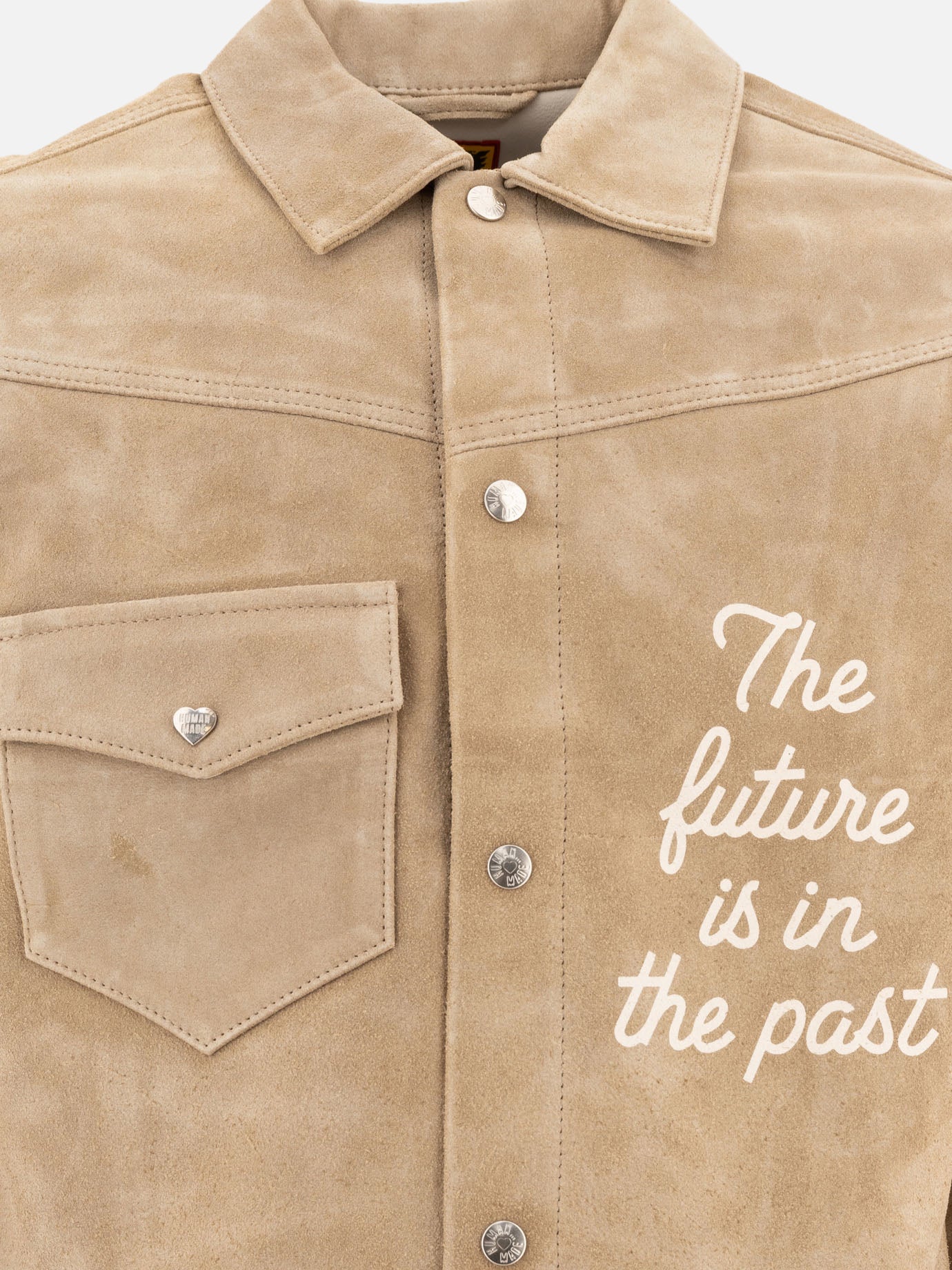 Leather jackets Logo  Beige - Human Made Men | PDP | VIETTI Online Store | thumbnail_3