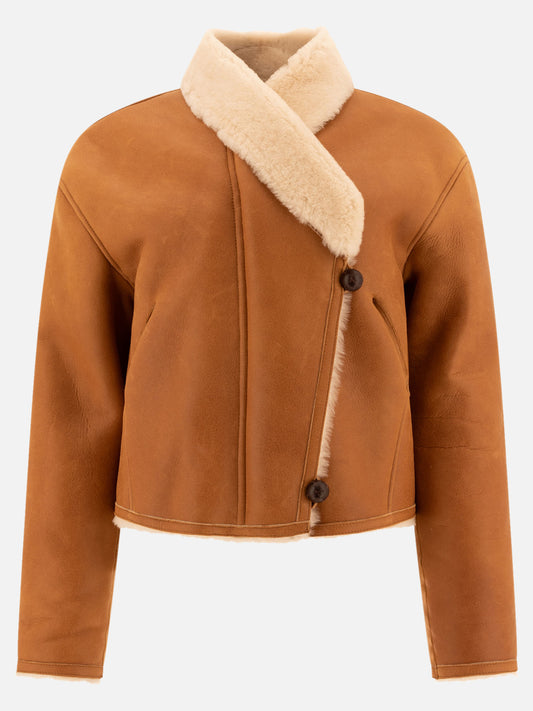 Shearling jackets Solid colour  Brown - Isabel Marant Women | PLP | VIETTI Online Store 
