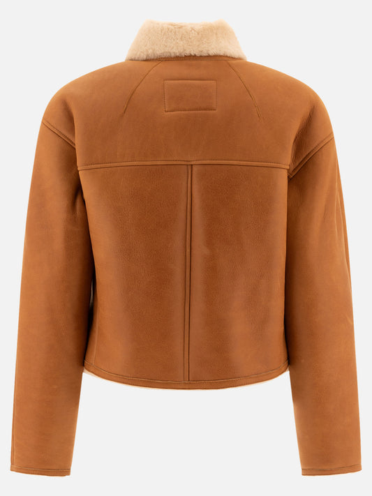 Shearling jackets Solid colour  Brown - Isabel Marant Women | PLP | VIETTI Online Store | 2
