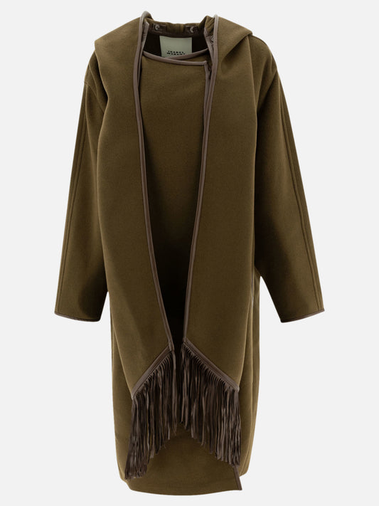 Long coats Solid colour  Brown - Isabel Marant Women | PLP | VIETTI Online Store 
