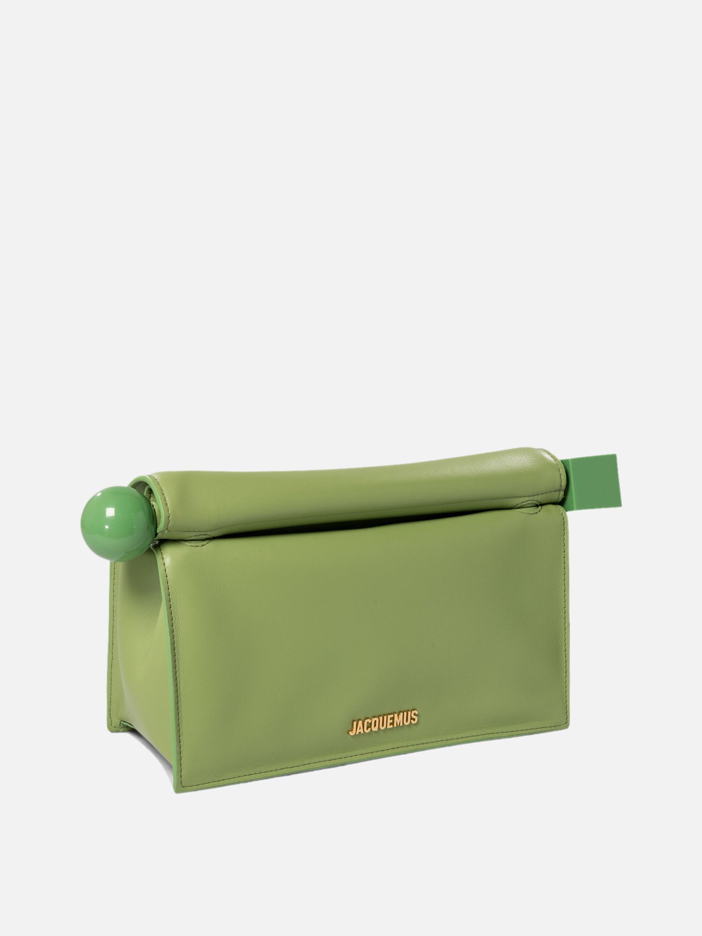 Jacquemus "La pochette Rond Carré" clutch Green