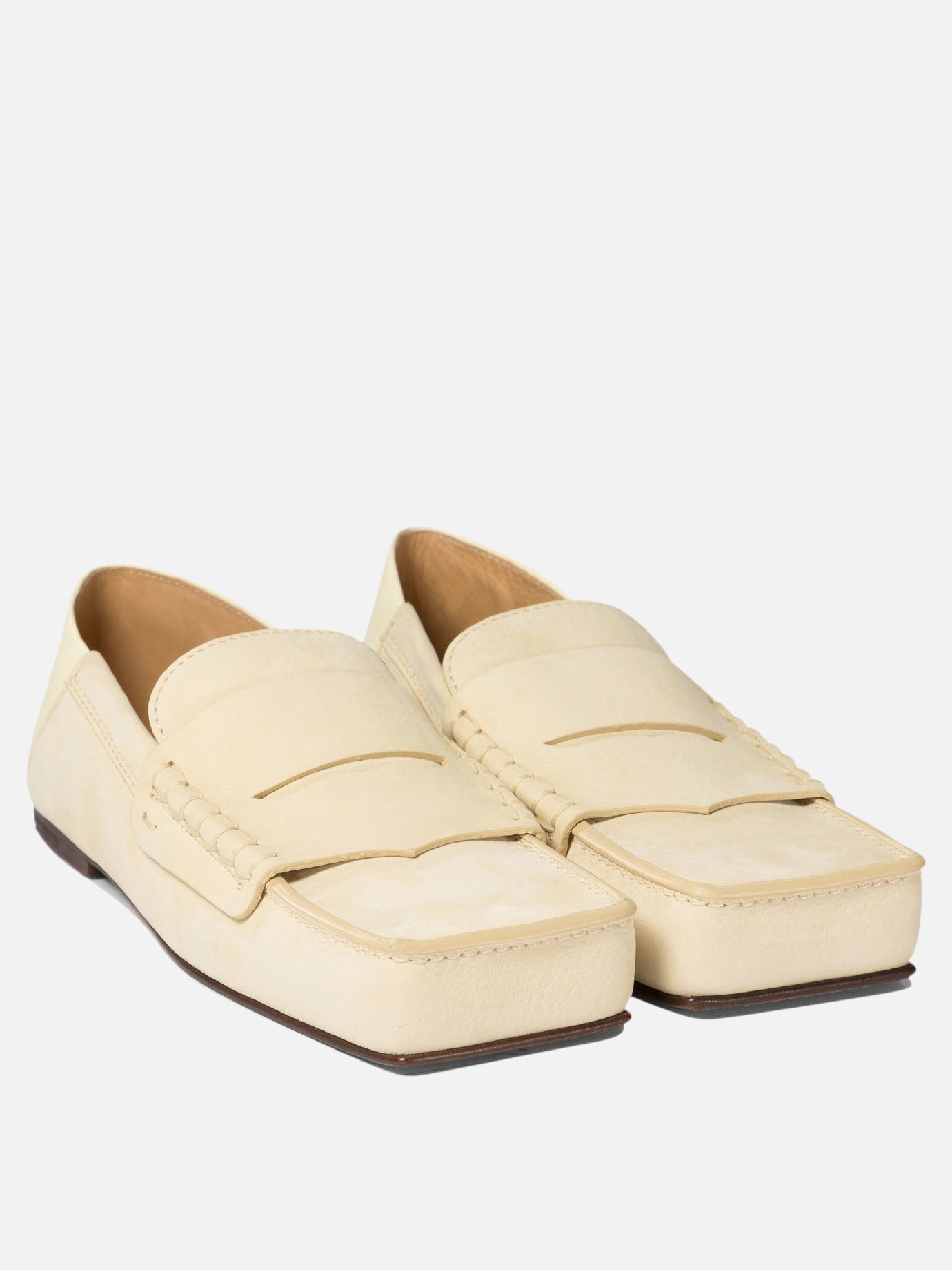 Jacquemus "Les mocassins Carré" loafers Yellow