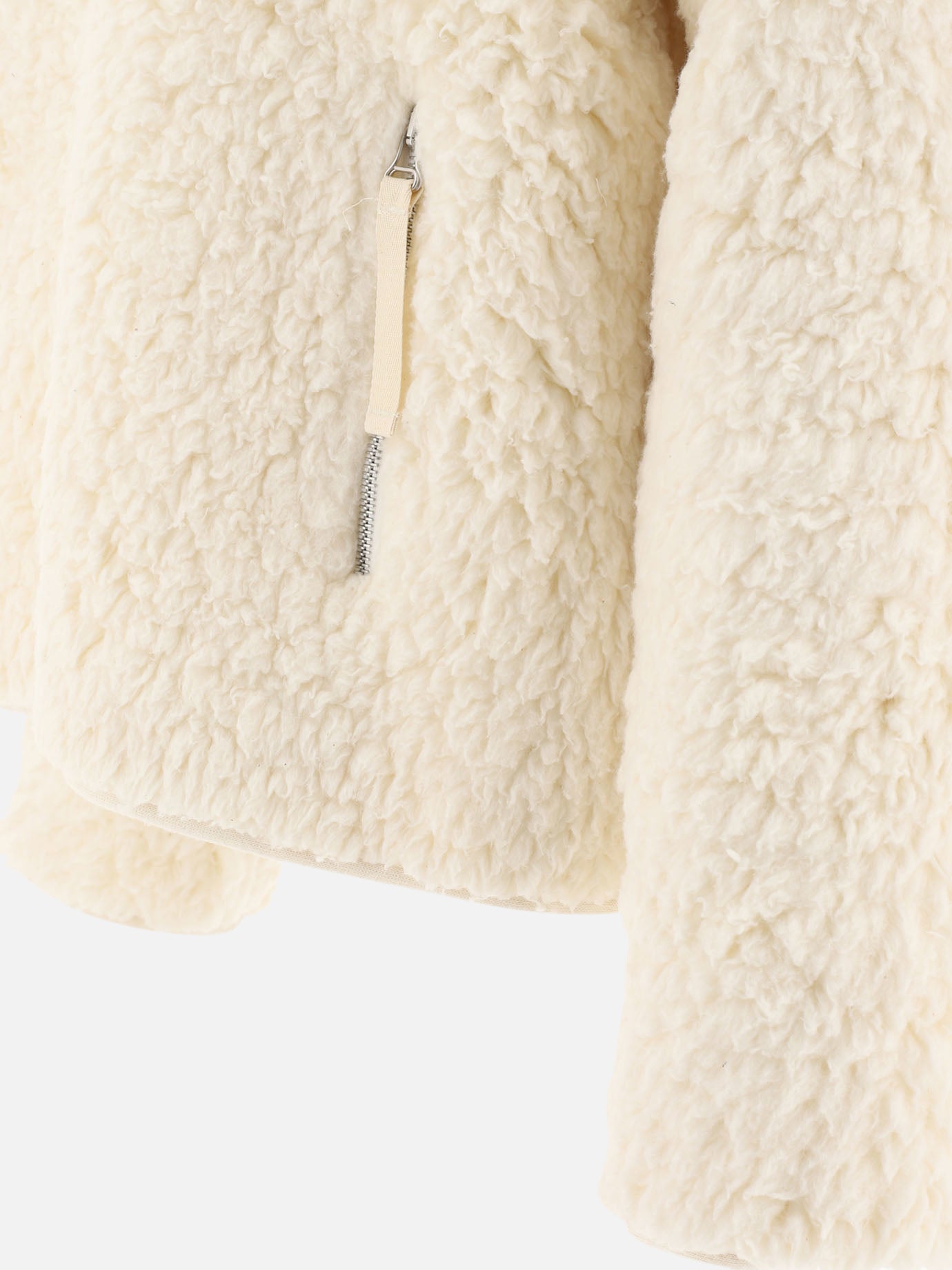 Shearling jackets Solid colour  White - Jil Sander Women | PDP | VIETTI Online Store | thumbnail_4