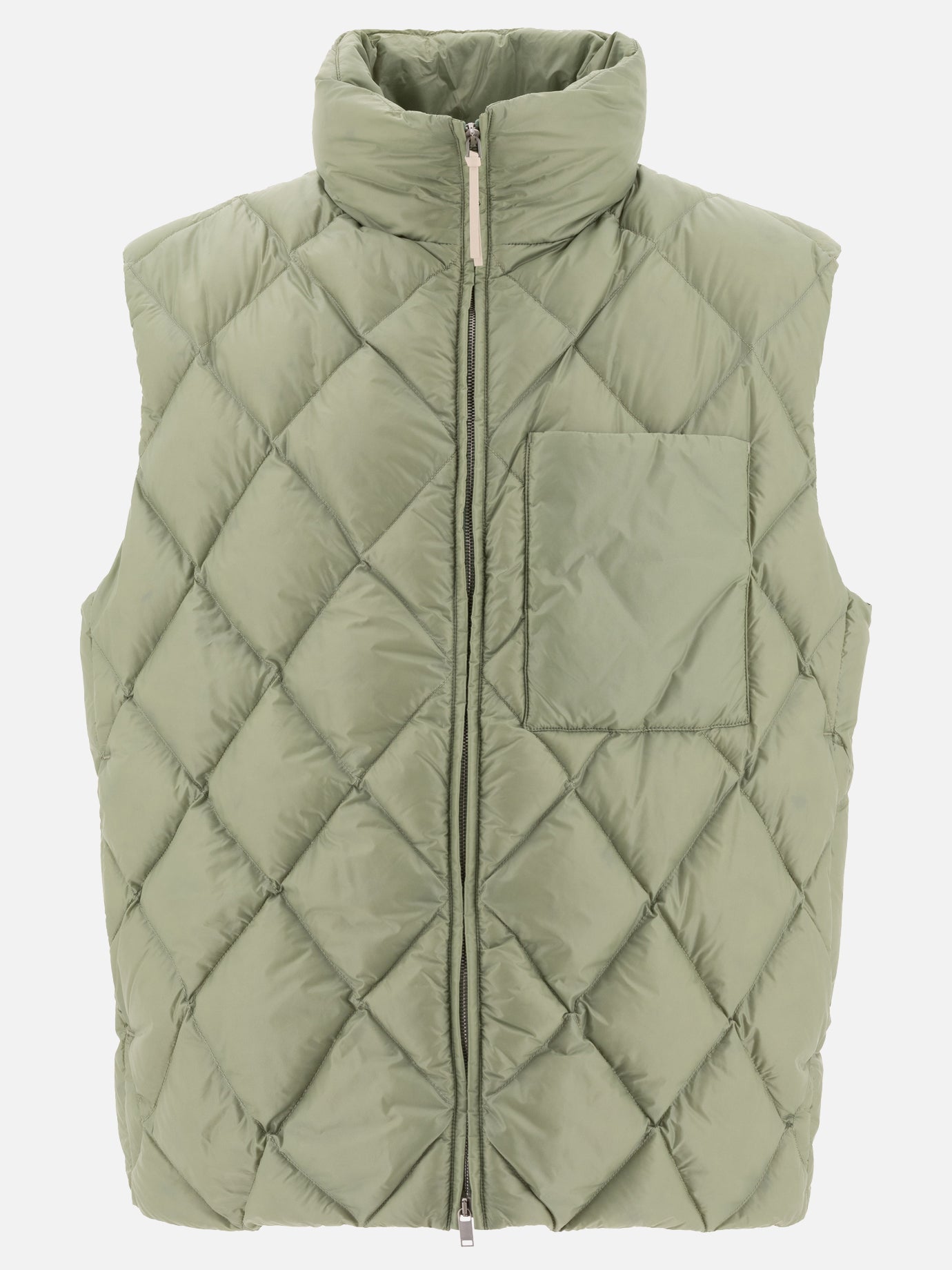 Vest jackets Solid colour  Green - Jil Sander Men | PDP | VIETTI Online Store | Zoom-Modal
