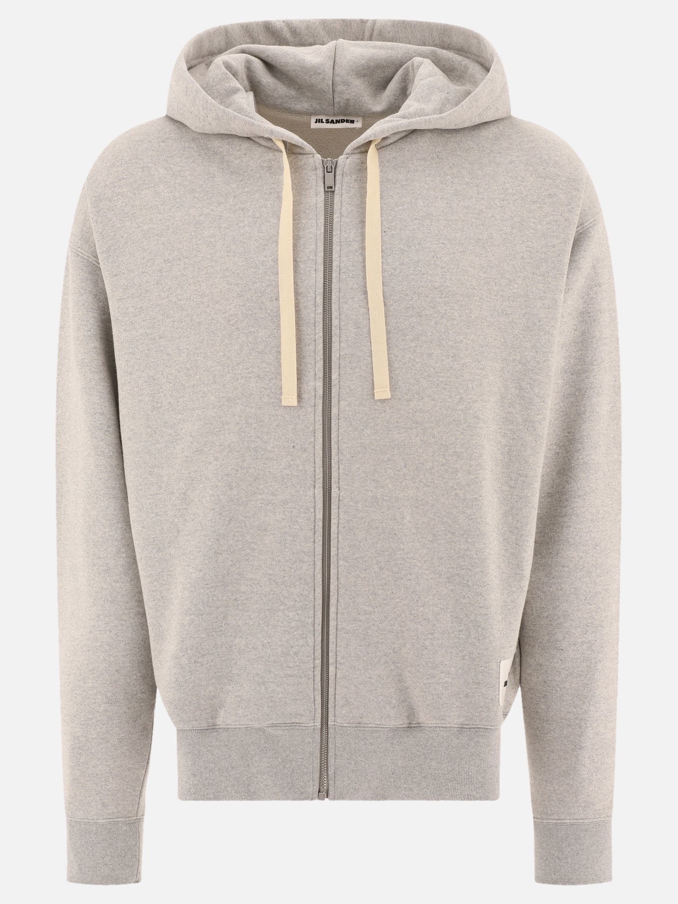 Full zip sweatshirts Solid colour  Grey - Jil Sander Men | PDP | VIETTI Online Store | thumbnail