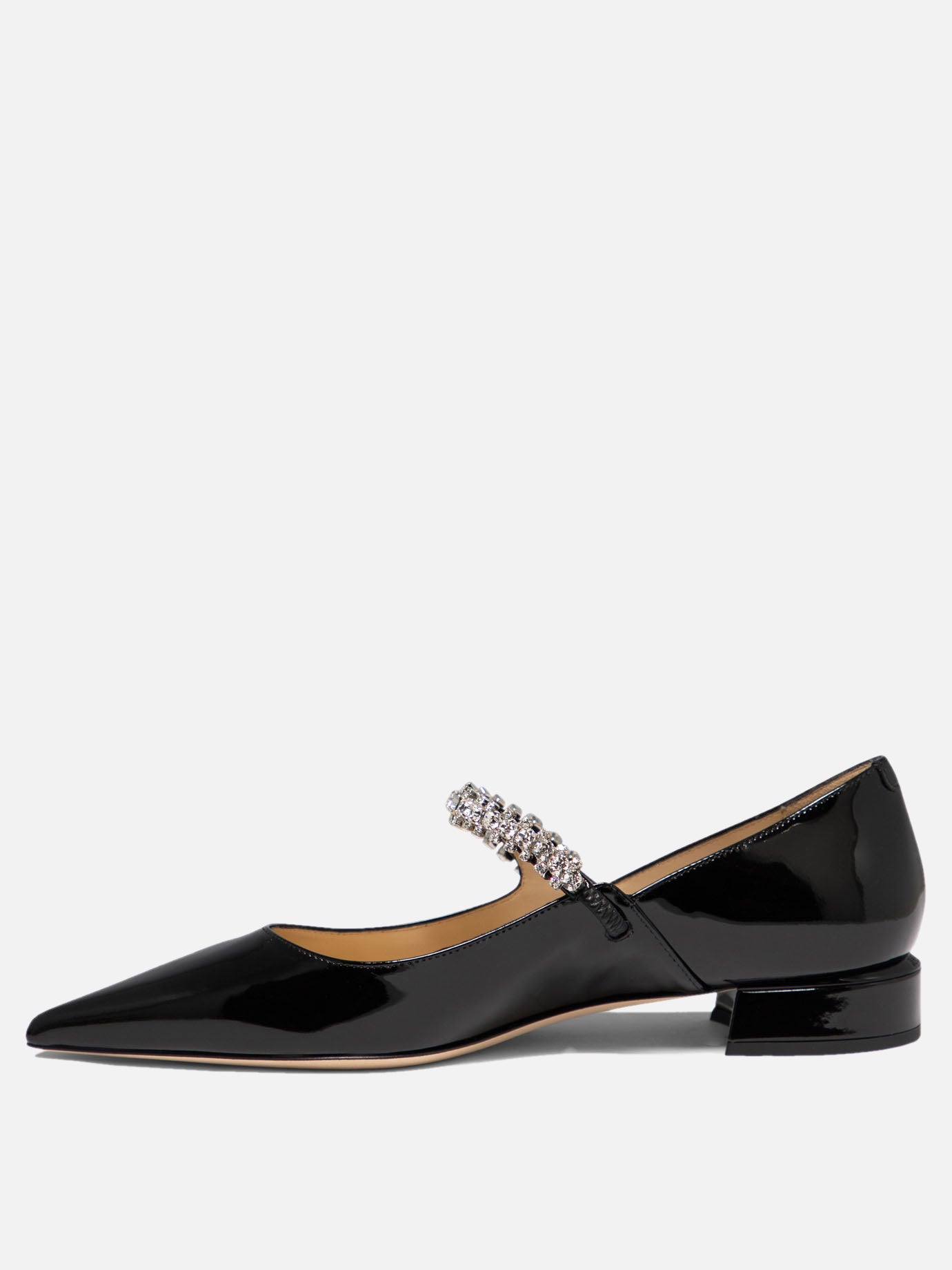 Mary Jane ballet flats 100% patent leather - 100% leather  Black - Jimmy Choo Women | PDP | VIETTI Online Store | thumbnail_3