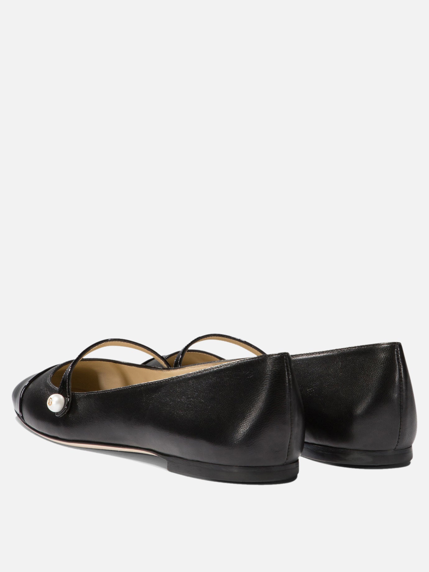 Mary Jane ballet flats 100% nappa - 100% leather  Black - Jimmy Choo Women | PDP | VIETTI Online Store | thumbnail_4