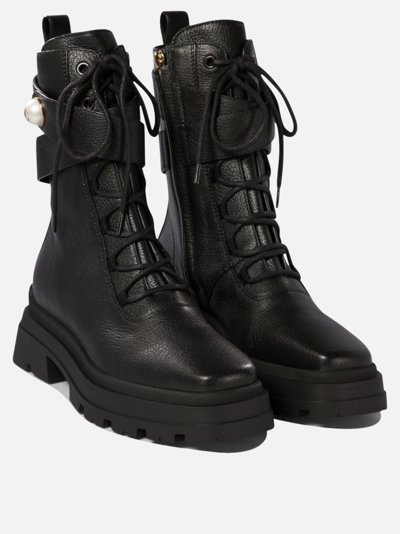 Jimmy Choo "Noemi 45" combat boots Black