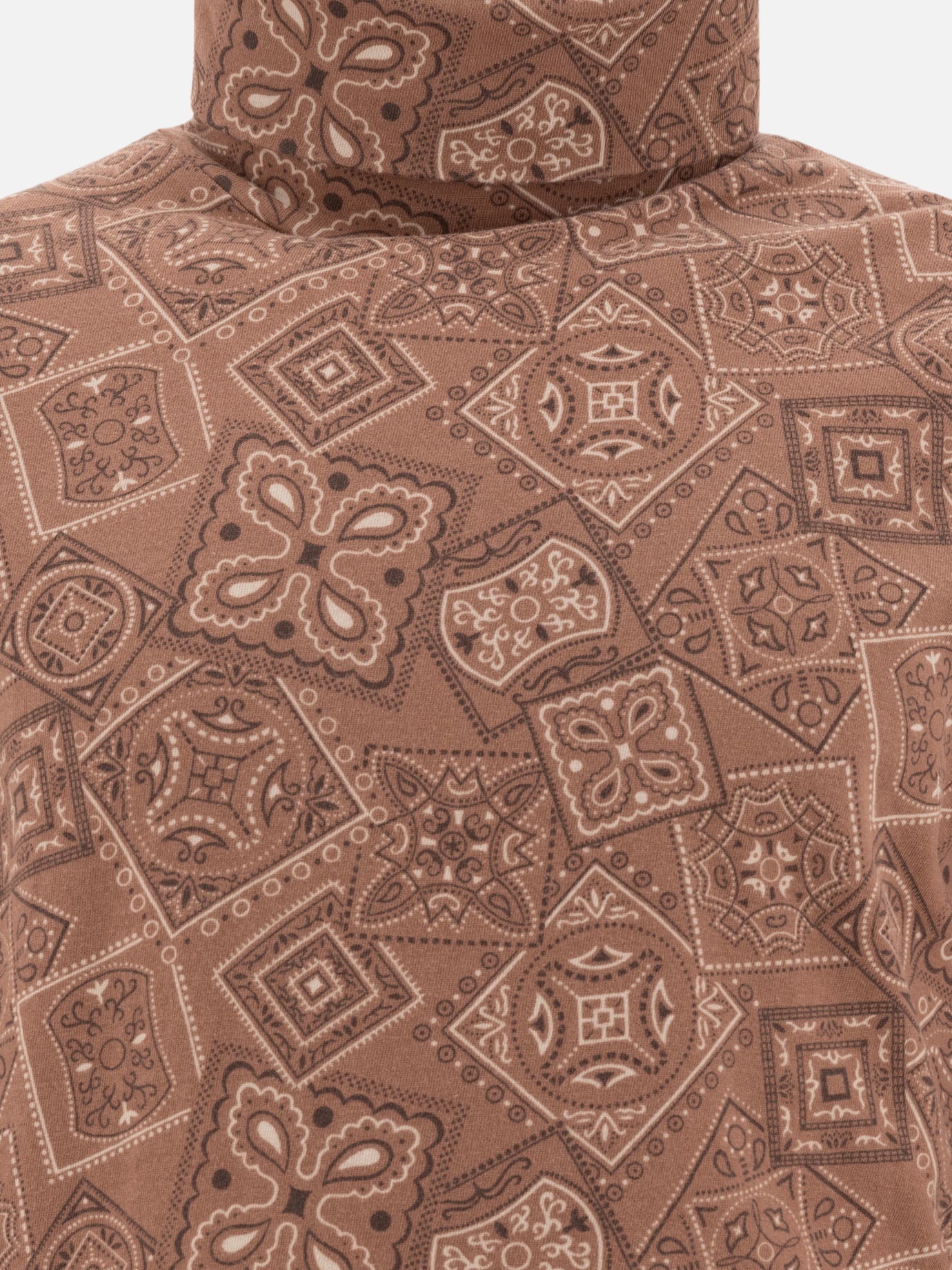 Mock neck t-shirts Print  Brown - KAPITAL Men | PDP | VIETTI Online Store | thumbnail_3