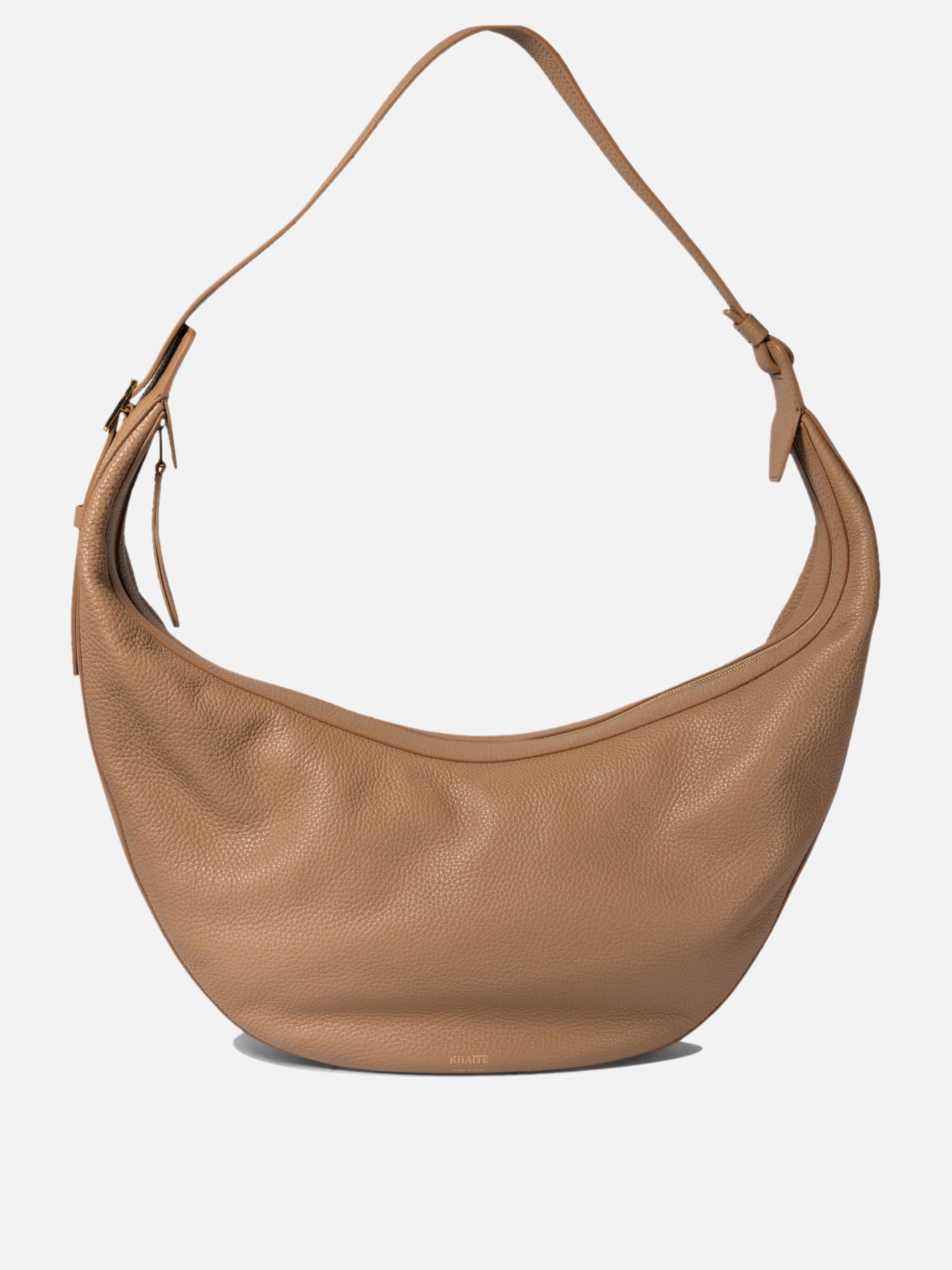 Khaite "Augustina Hobo" shoulder bag Beige