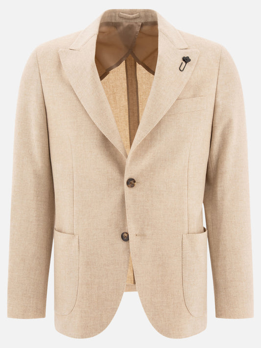 Blazers Solid colour  Beige - Lardini Men | PLP | VIETTI Online Store 
