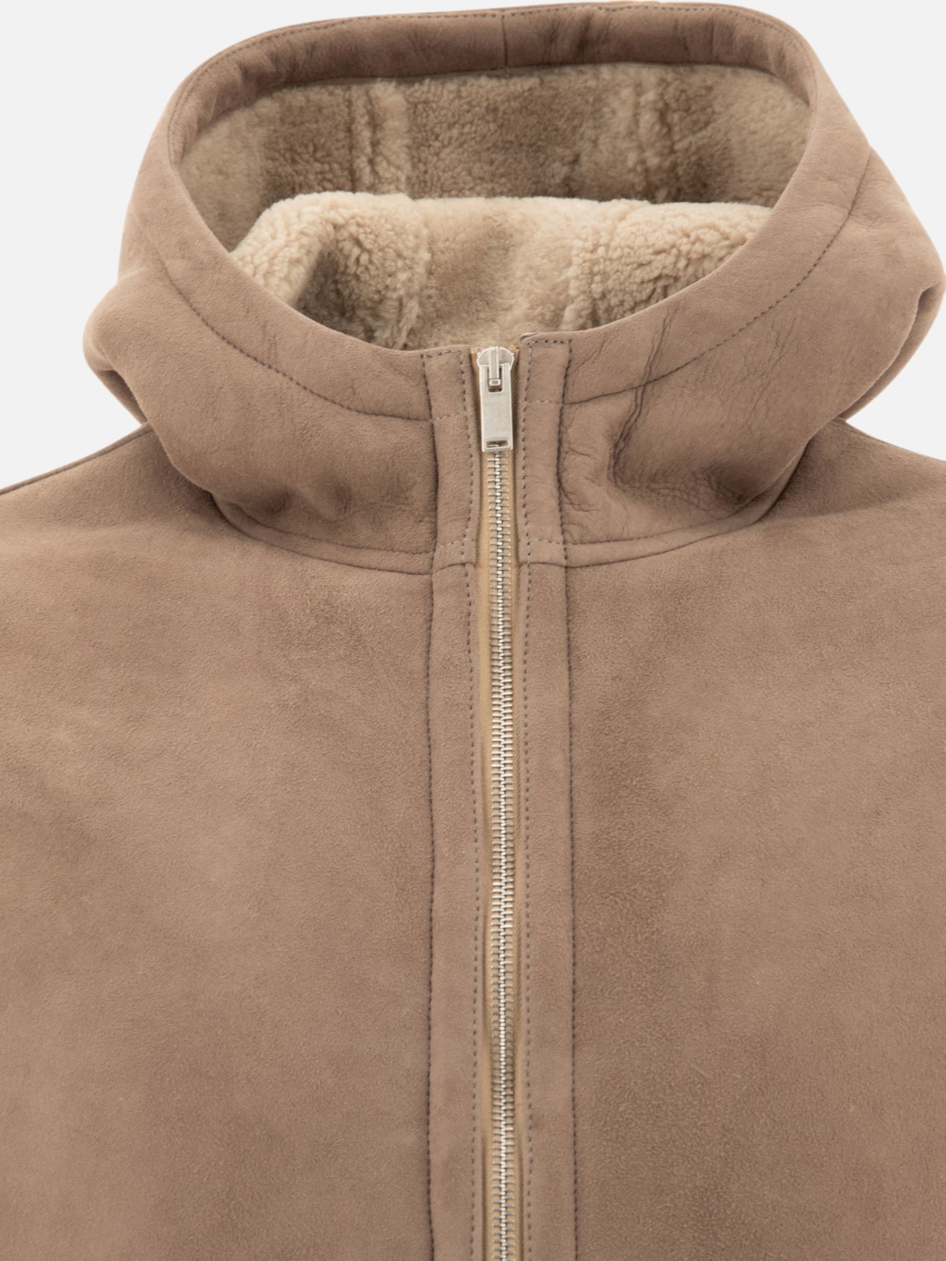 Leather jackets Solid colour  Beige - Lardini Men | PDP | VIETTI Online Store | Zoom-Modal_3
