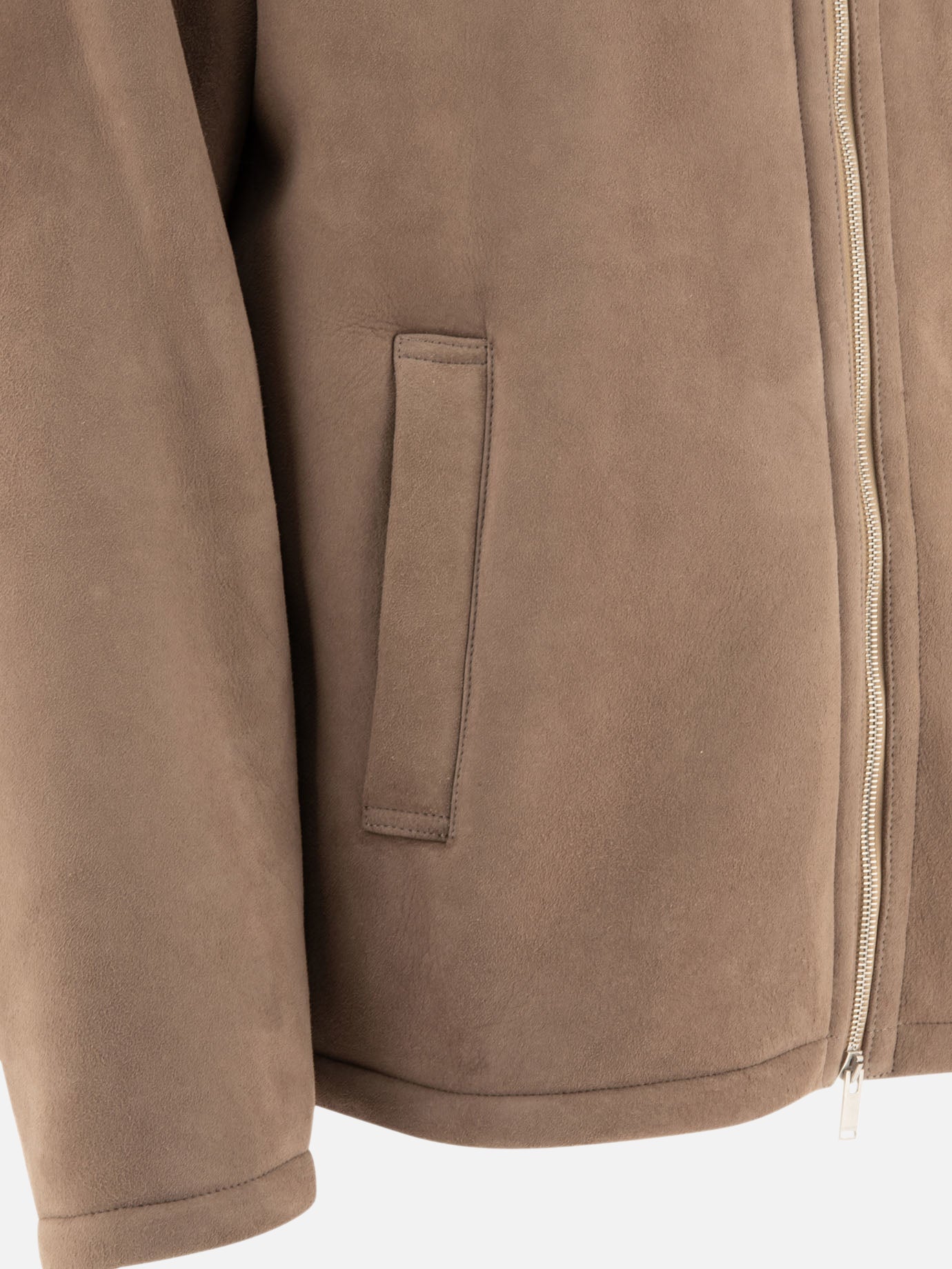 Leather jackets Solid colour  Beige - Lardini Men | PDP | VIETTI Online Store | thumbnail_4