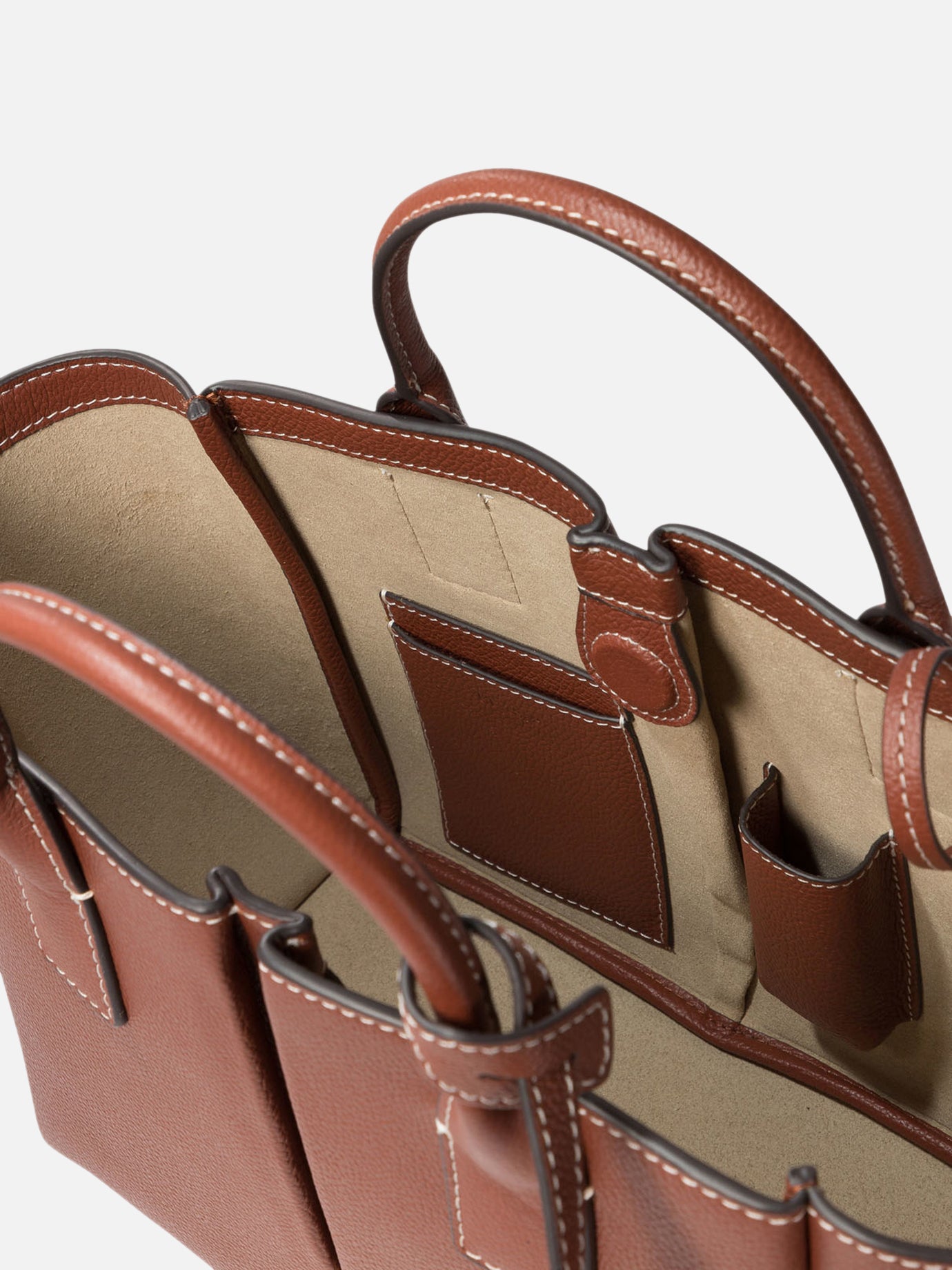 Le Tanneur "Elena Small" handbag Brown