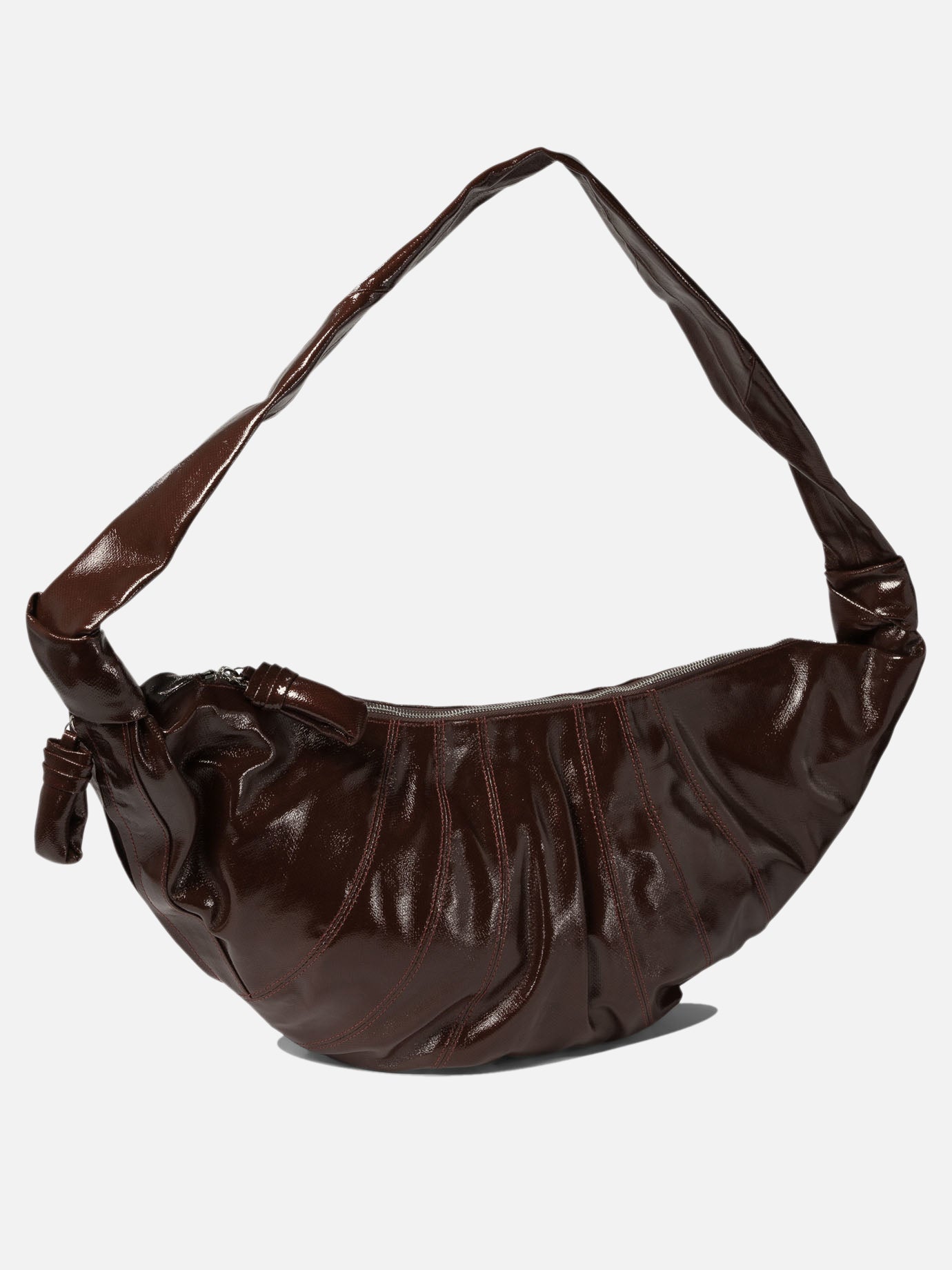 Lemaire "Large Croissant" shoulder bag Bordeaux