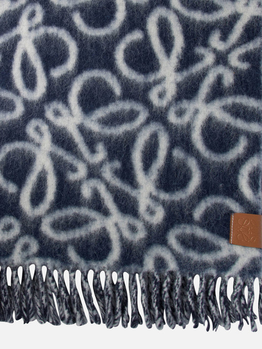 Fringed scarves 45% alpaca 34% wool 21% polyamide  Blue - Loewe Men | PLP | VIETTI Online Store | 2
