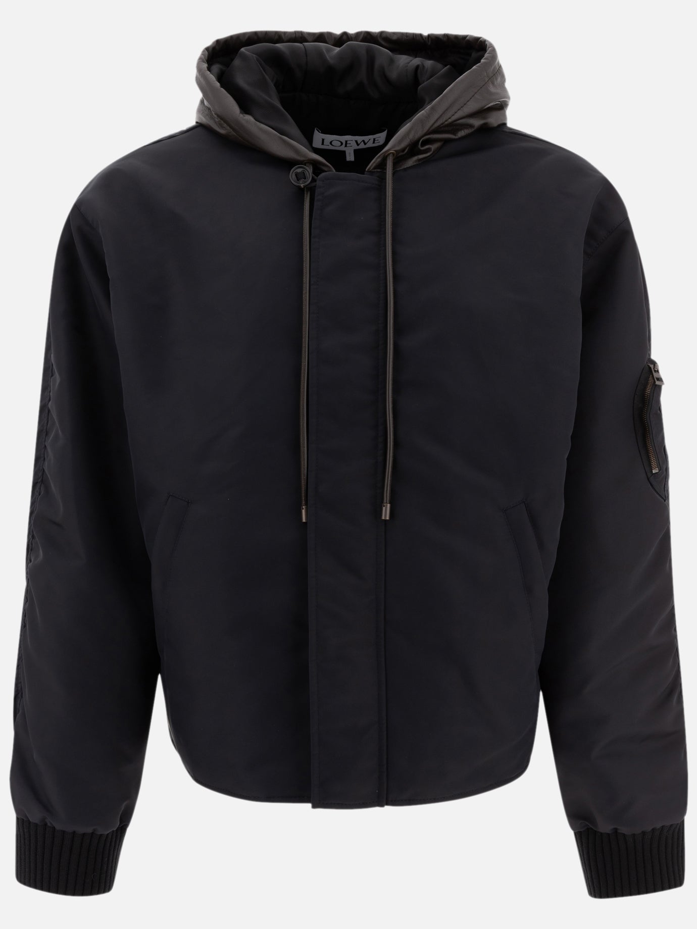 Bomber jackets Solid colour  Black - Loewe Men | PDP | VIETTI Online Store | Zoom-Modal
